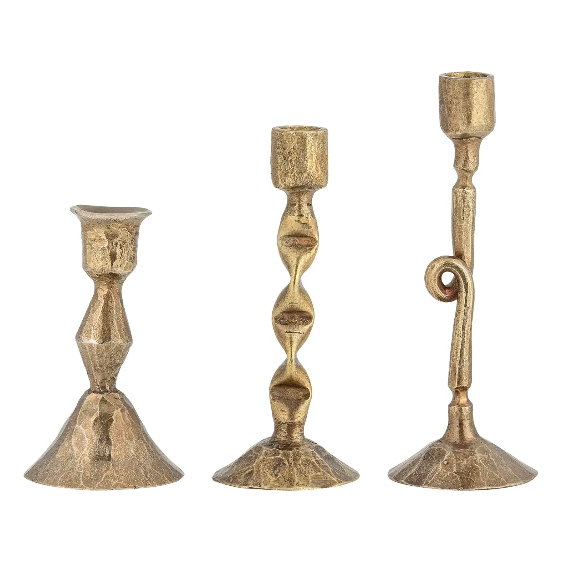 Efsa Set of 3 Candleholders - Brass, Iron product