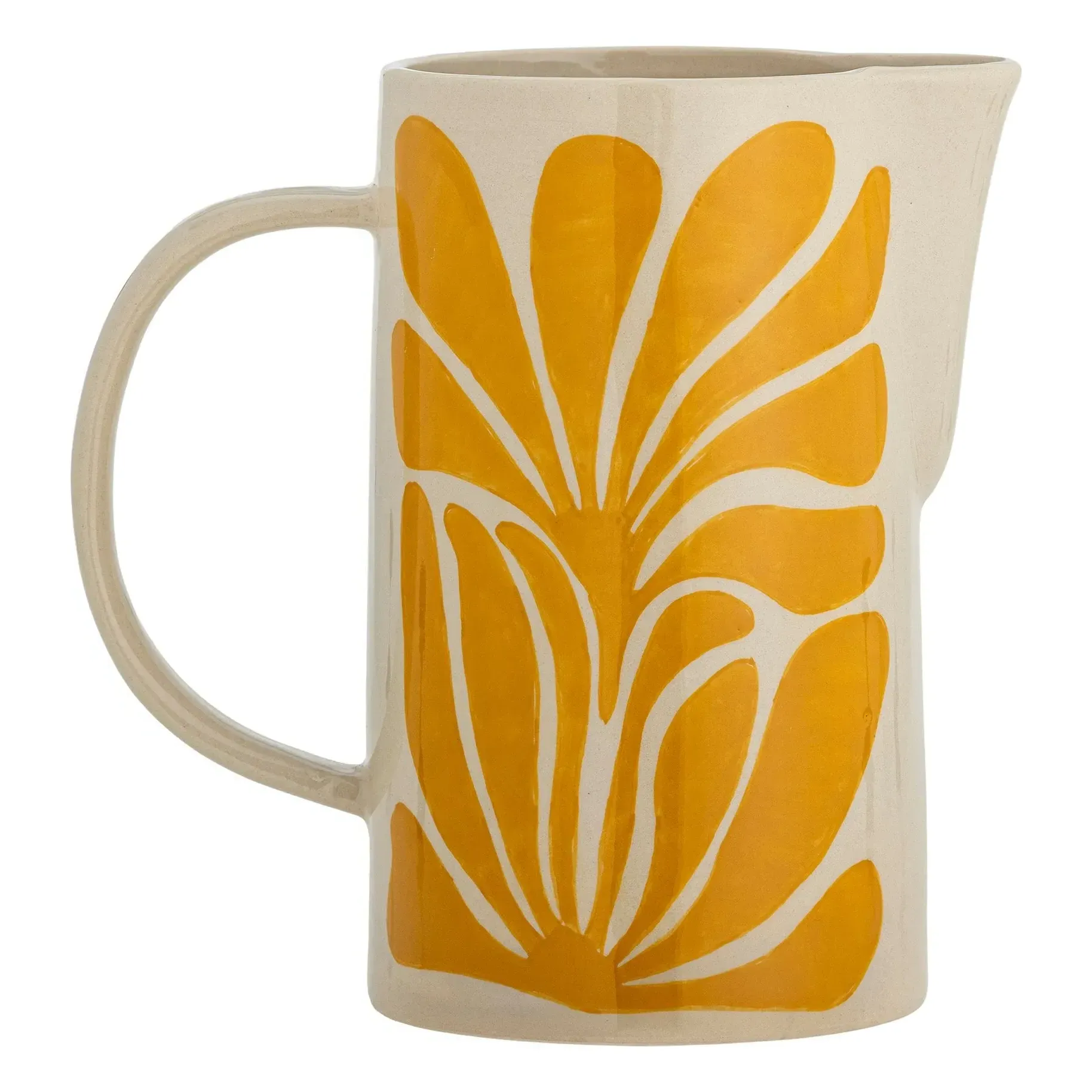 Fauni Stoneware Decanter - Yellow product