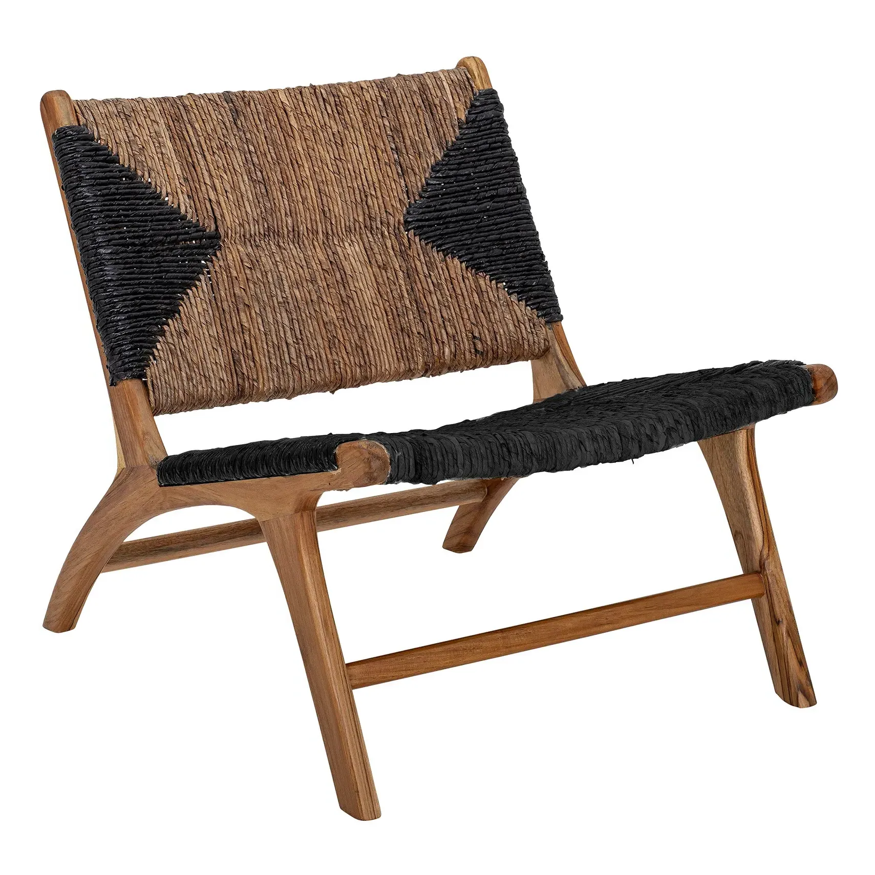 Grand Lounge Chair - Black, Teak Wood product