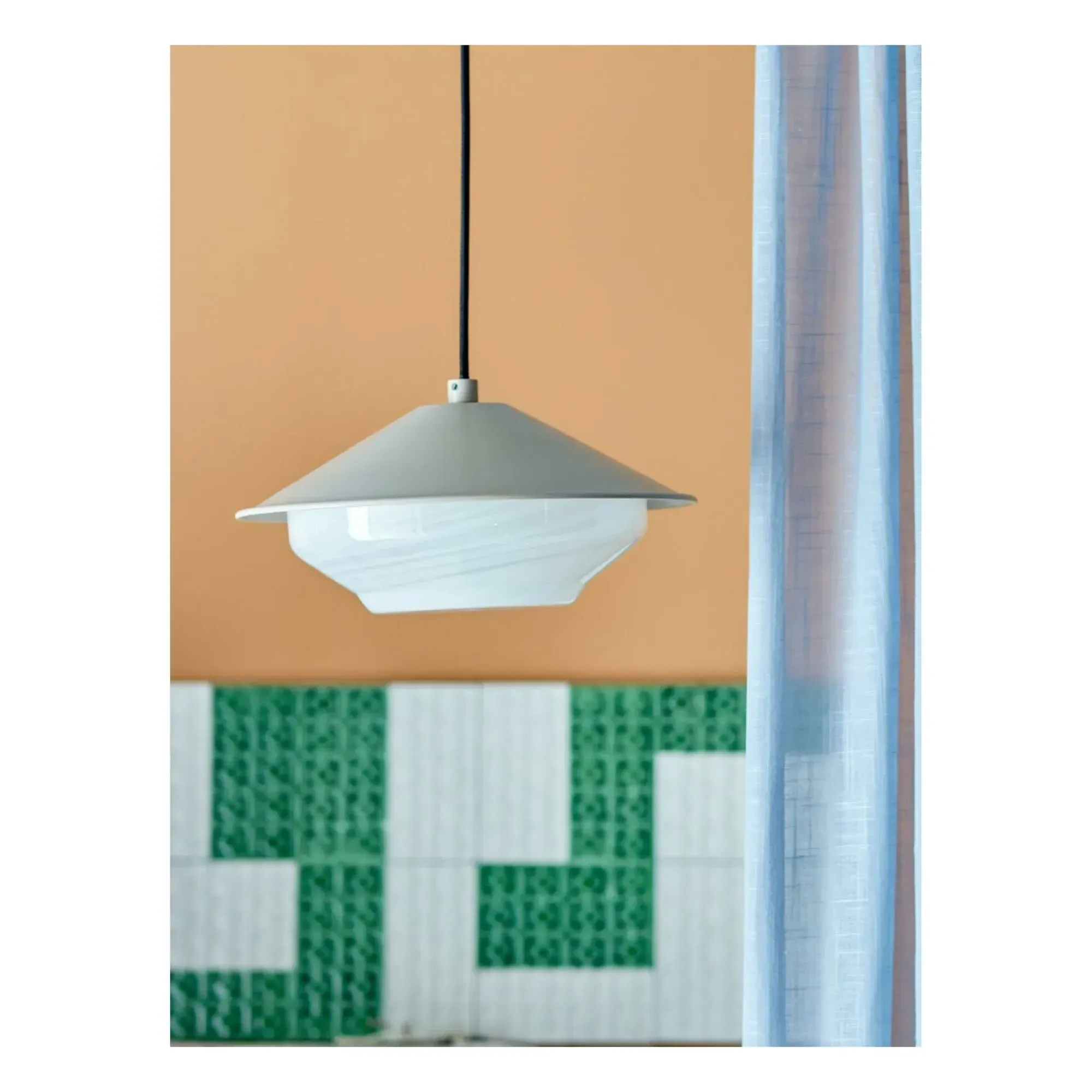 Janna Pendant Lamp - Natural, Glass alternate view