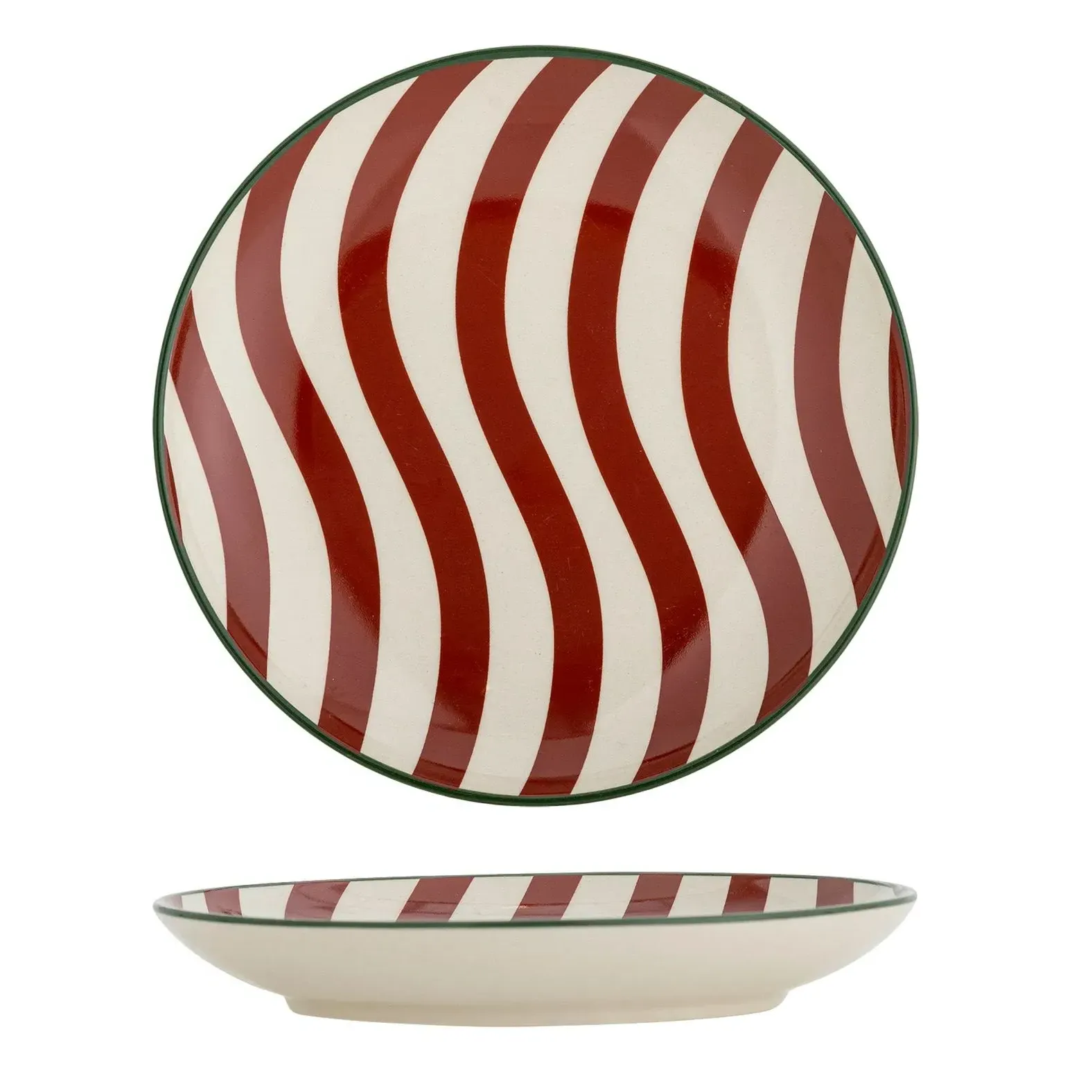 Jolly Stoneware Dessert Plate - Red product