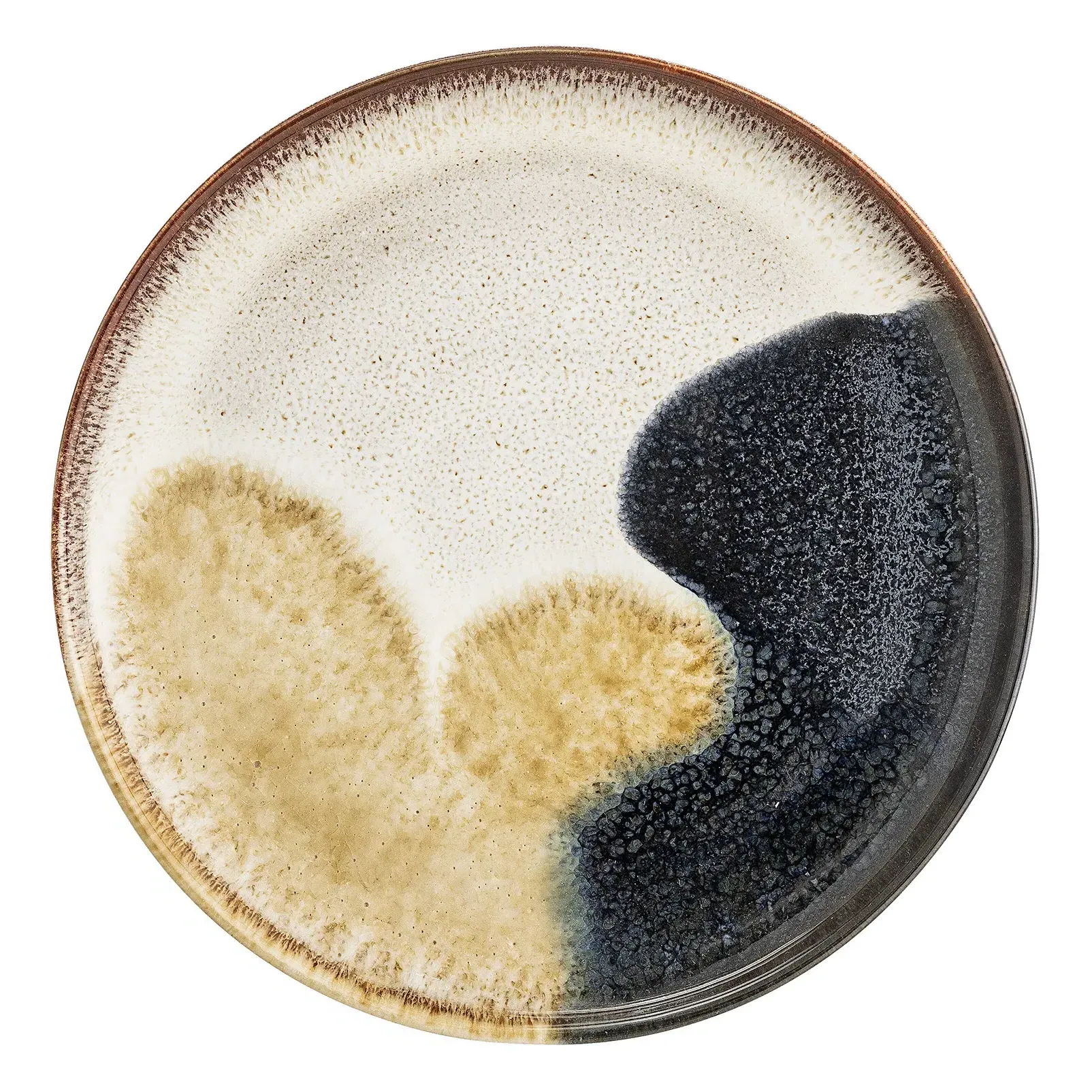 Jules Round Lunch Plate - Multicoloured, Ceramic product