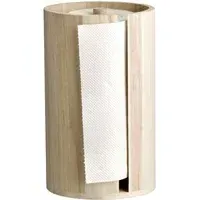 Kitchen Roll Holder - Natural, Paulownia Wood alternate view