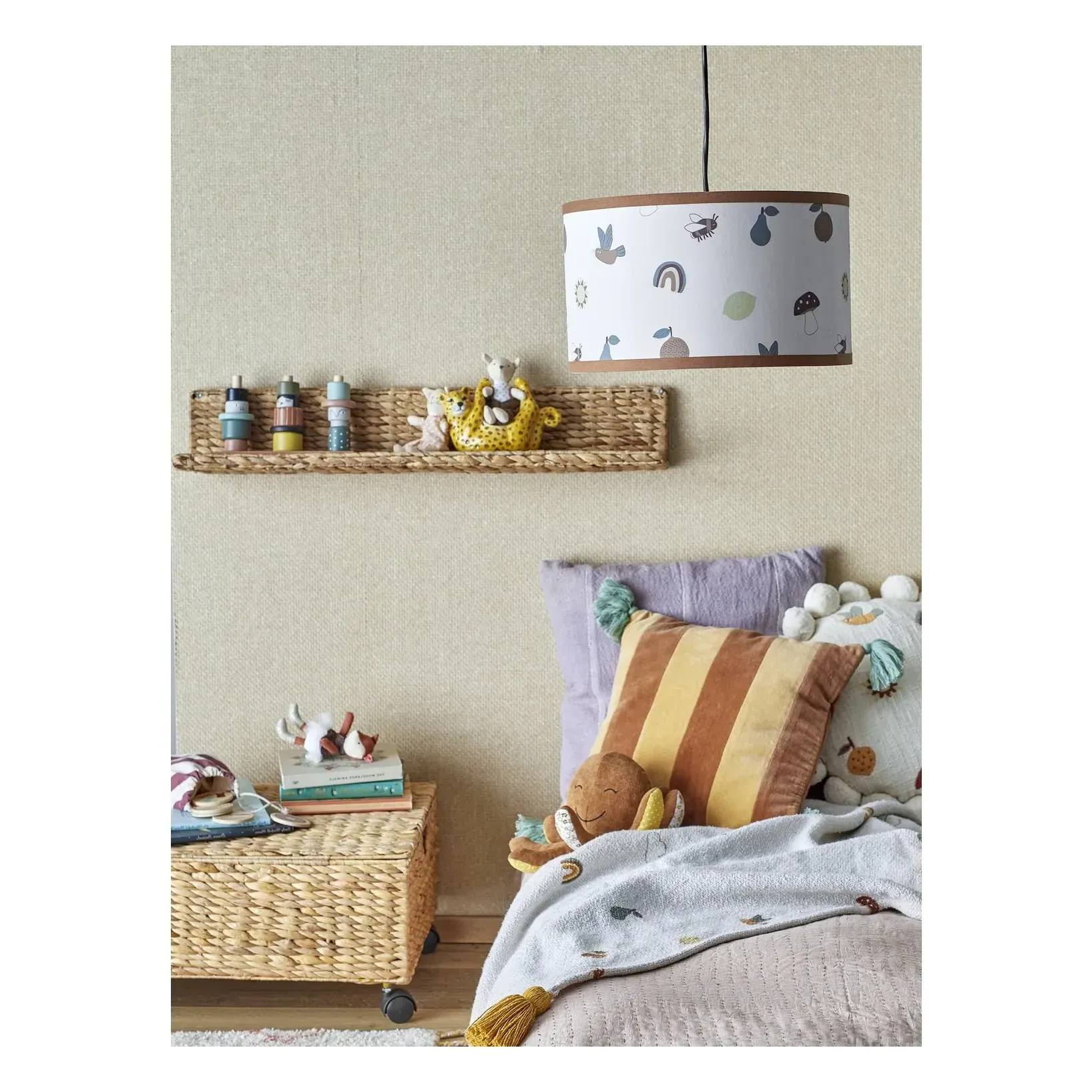 Agnes Lampshade - Cream, Bamboo alternate view
