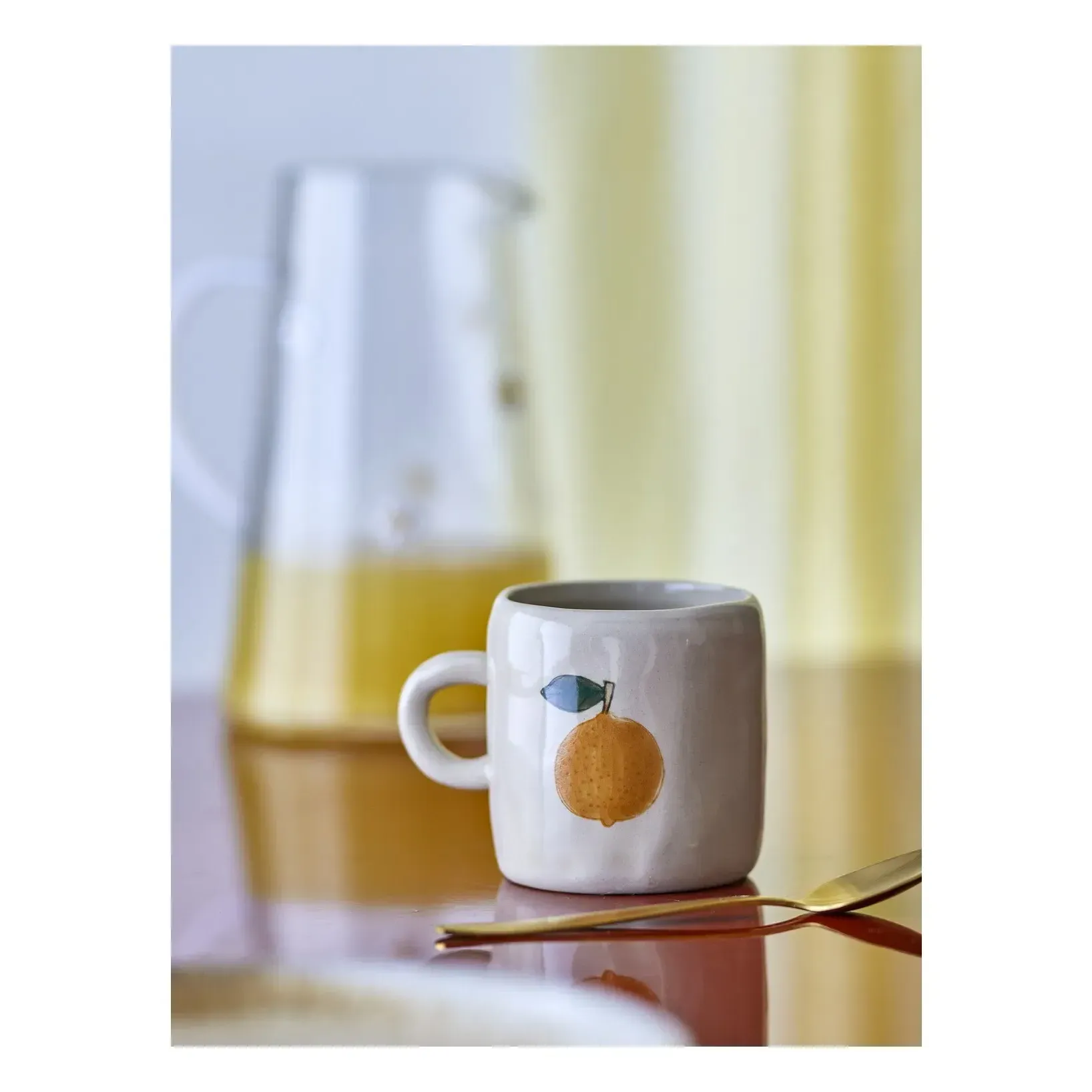 Agnes Stoneware Mug - Cream alternate view