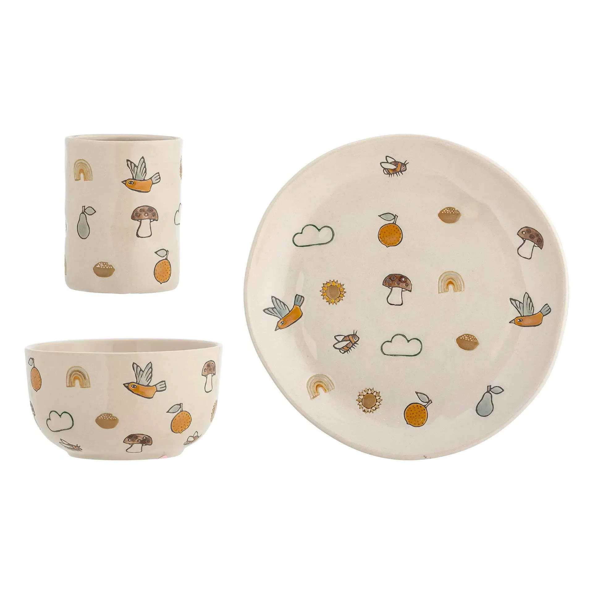 Agnès Stoneware Crockery Set - White product