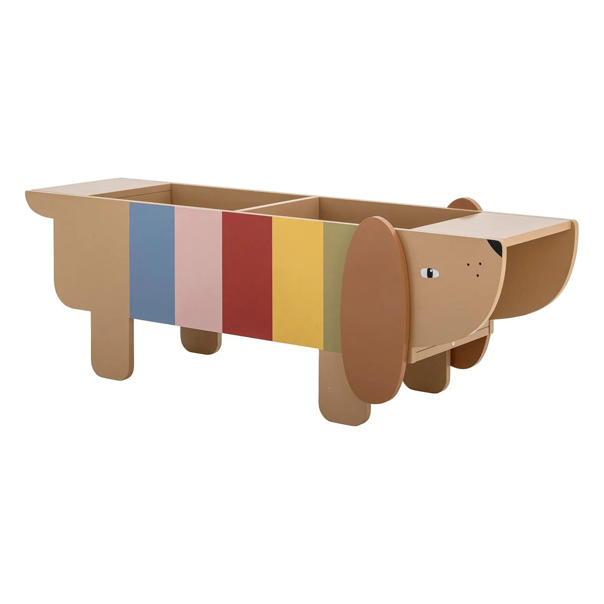 Charlie Storage Box - Multicoloured, MDF alternate view
