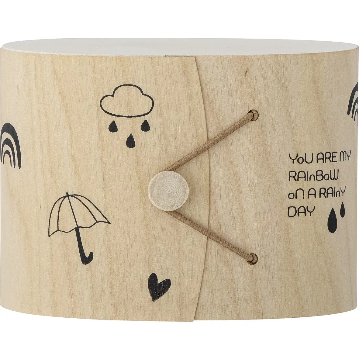 Cloudy Rainbow Handle Mug - Cream, Stoneware alternate view