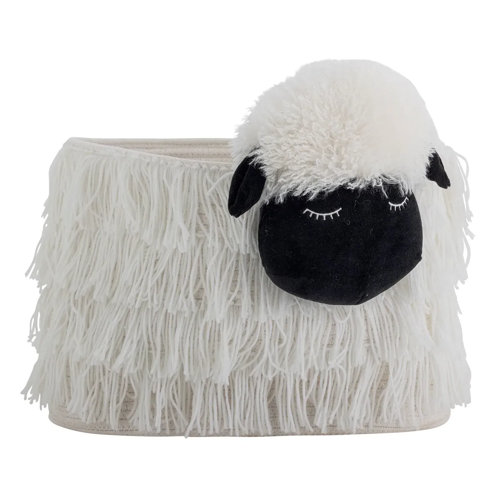 Dolly Storage Basket - White, Polyester product