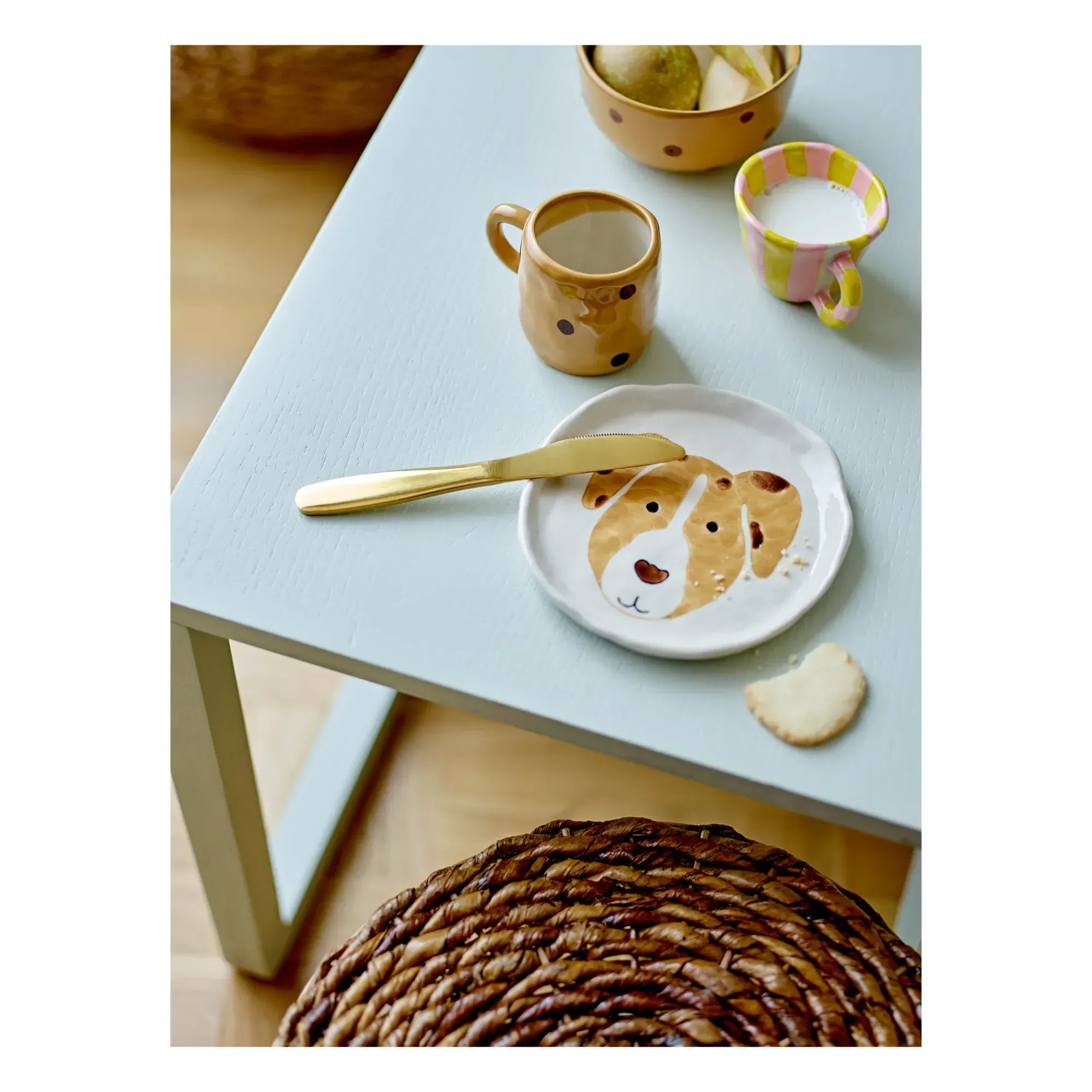 Fenix 3-Piece Tableware Set - Brown, Sandstone alternate view