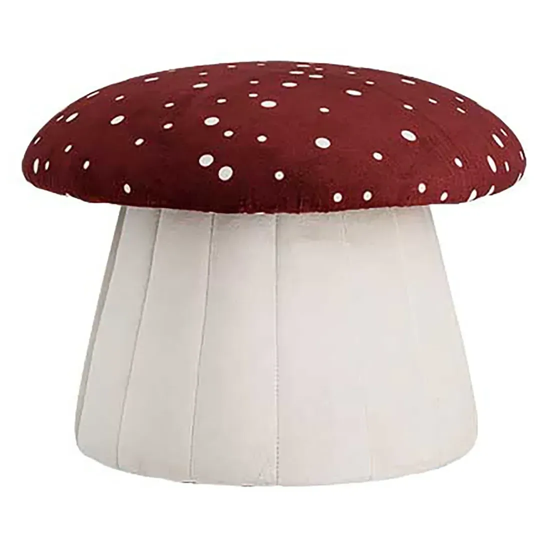 Lue Mushroom Pouf - Red, Polyester product