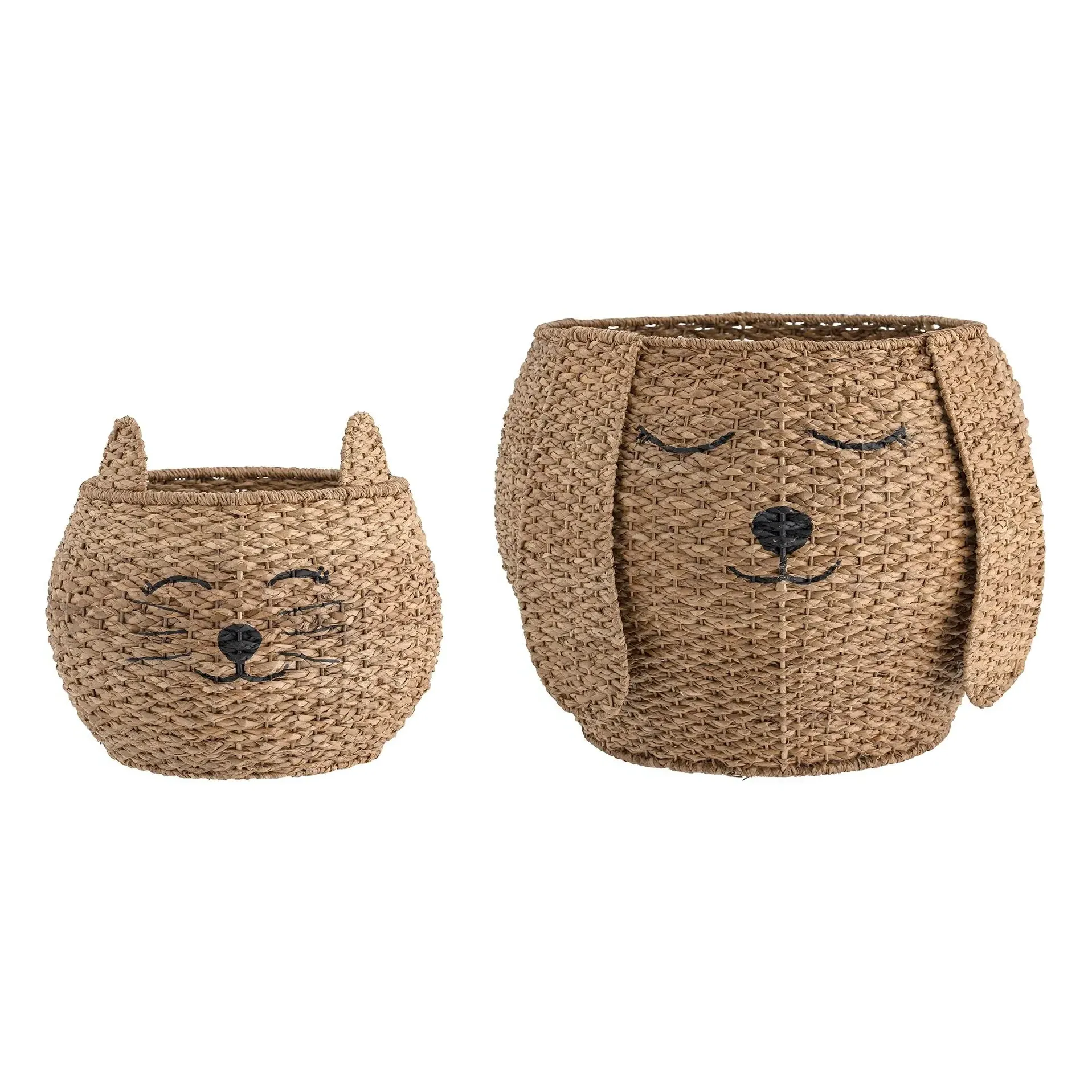 Milus Storage Baskets Set of 2 - Beige, Bankuan Grass product