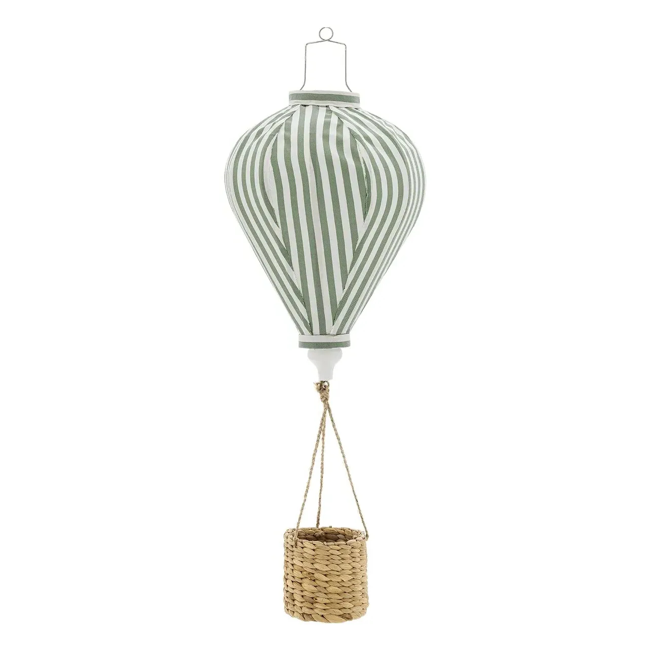 Pomp Striped Hot Air Balloon Mobile - Green, Polyester product
