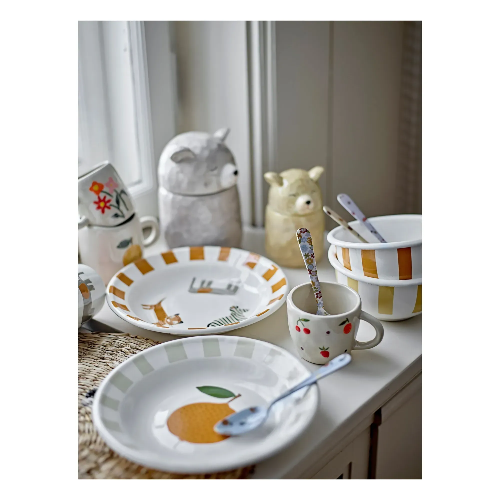 Tatiana 2-Piece Dinnerware Set - Off White, Stoneware alternate view