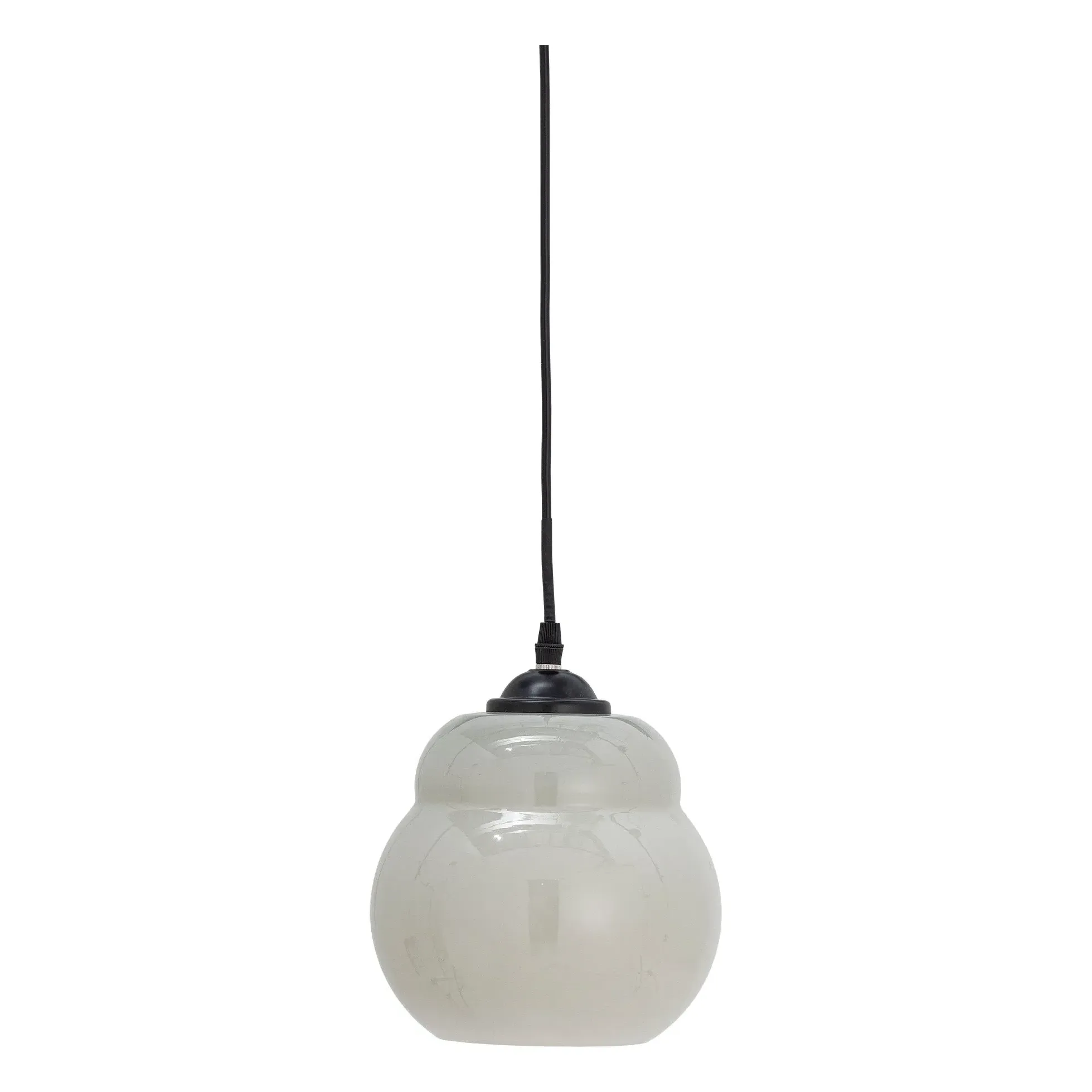 Motella Round Pendant Lamp - Grey, Glass product