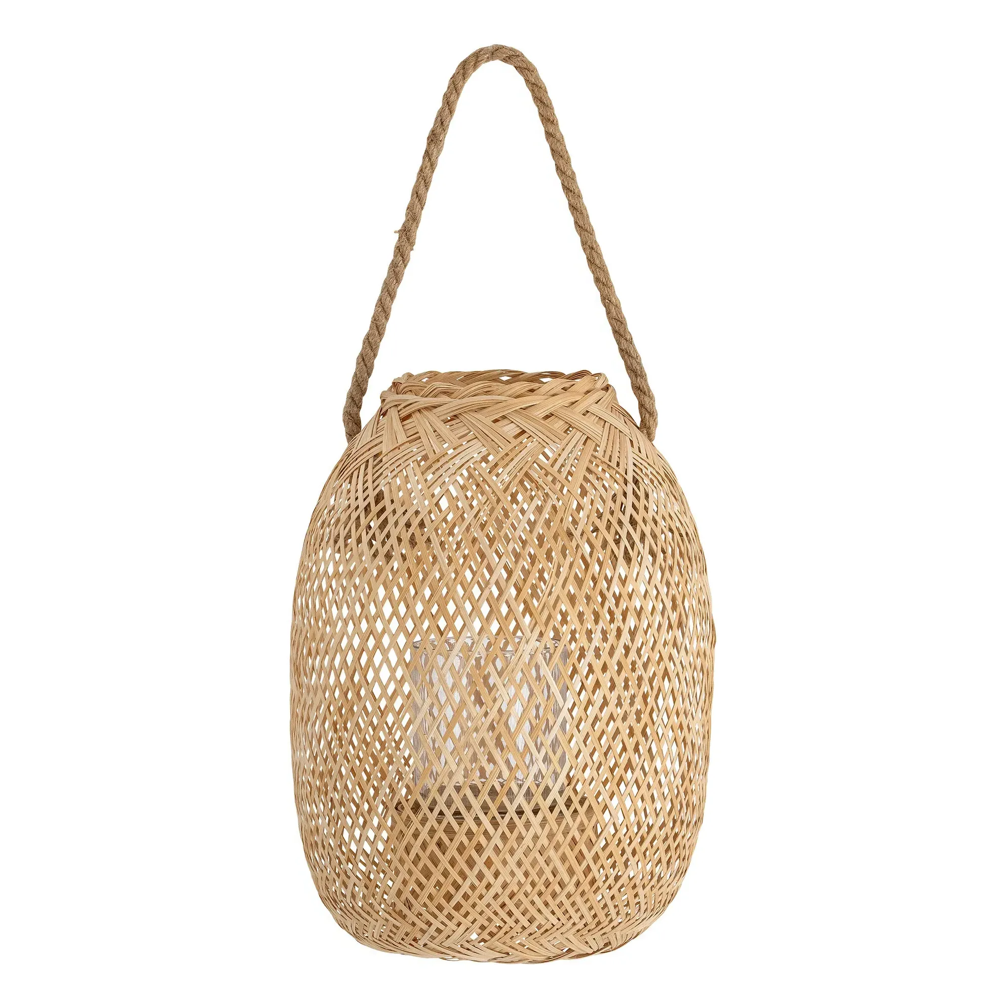 Musu Round Lantern - Natural, Bamboo product