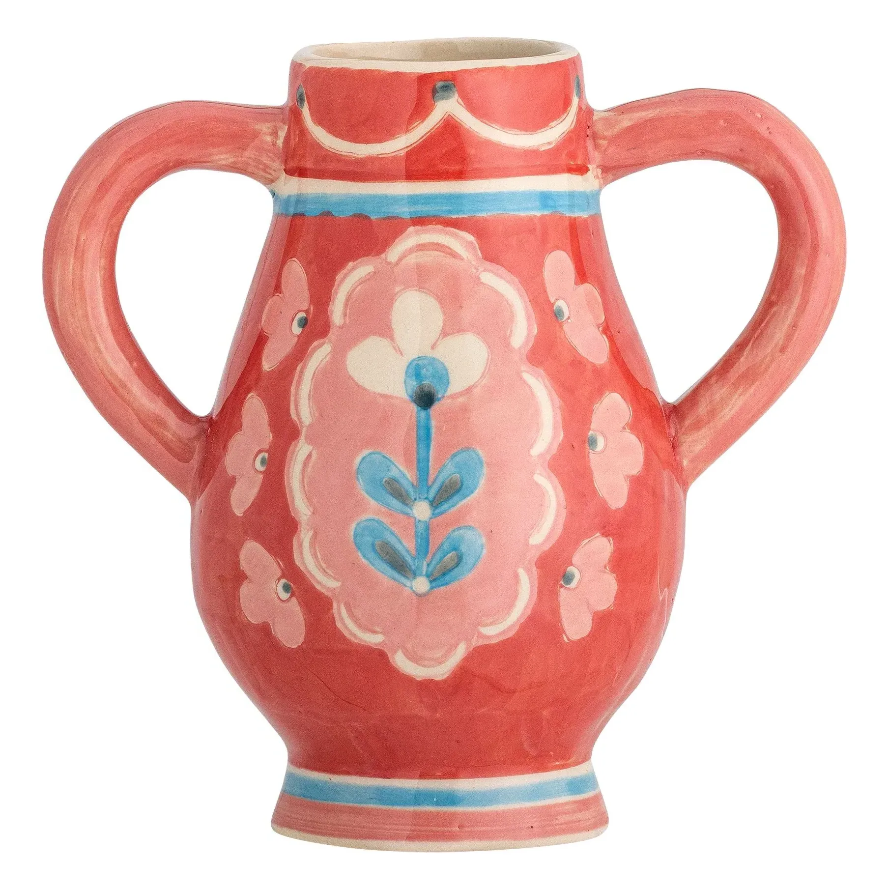 Odina Stoneware Vase - Red product