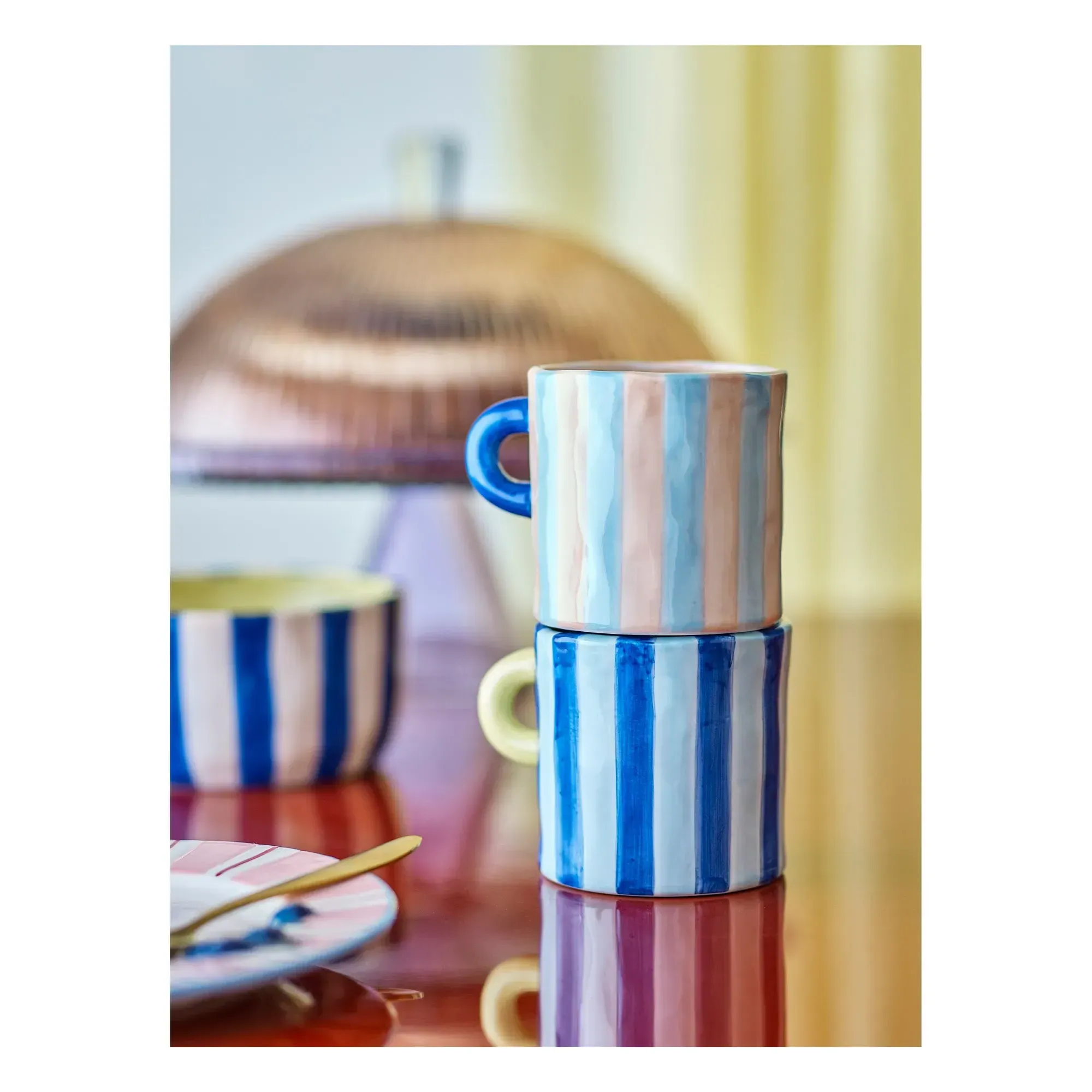 Phoenix Set of 2 Mugs - Multicoloured, Stoneware alternate view