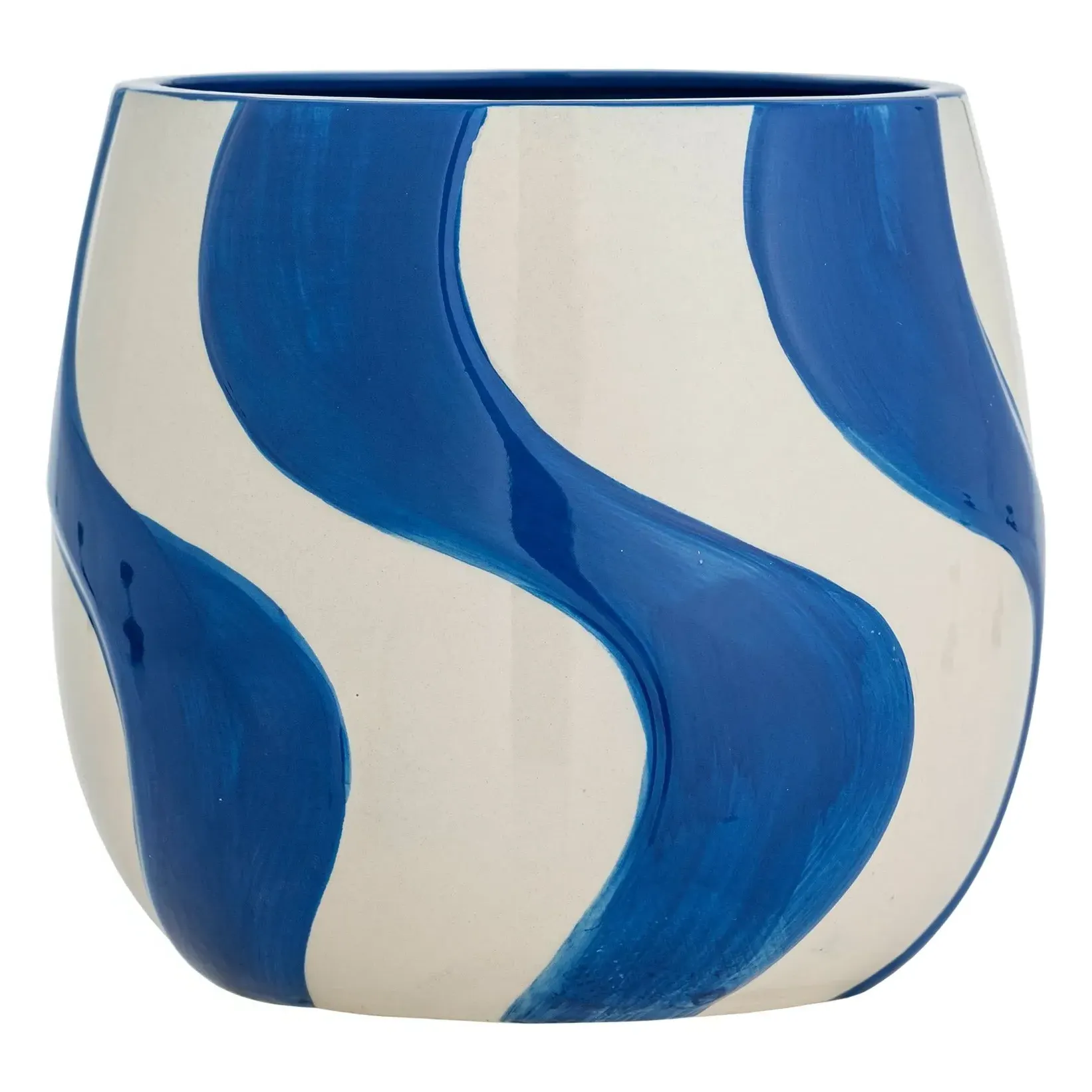 Romy Stoneware Flowerpot - Blue product