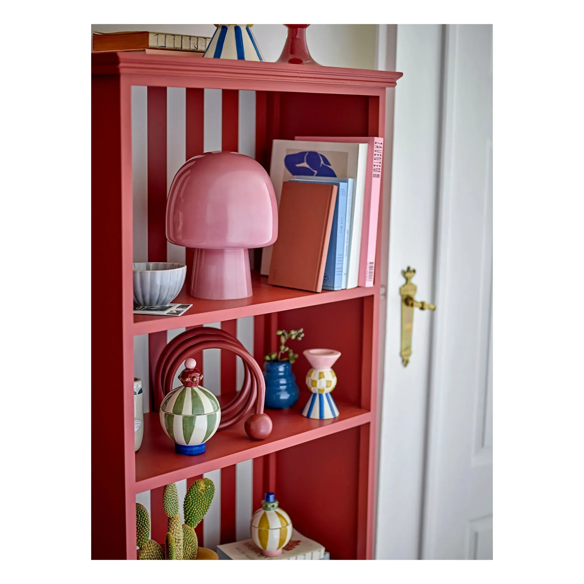 Sasha Wardrobe - Red, MDF alternate view