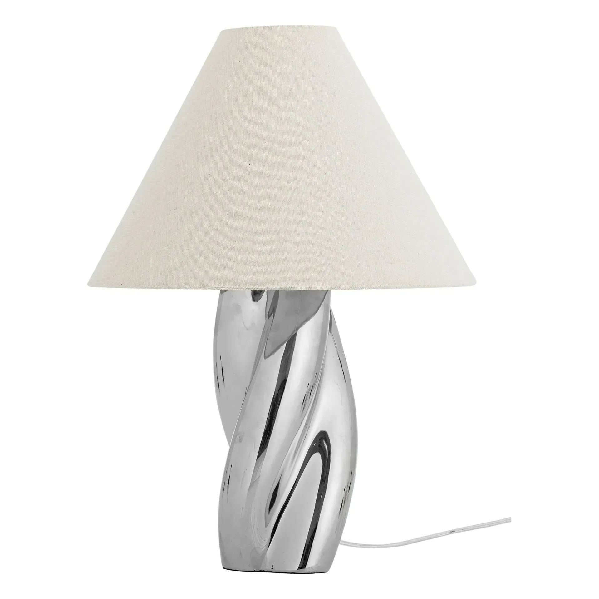 Silva Table Lamp - Silver, Stoneware product