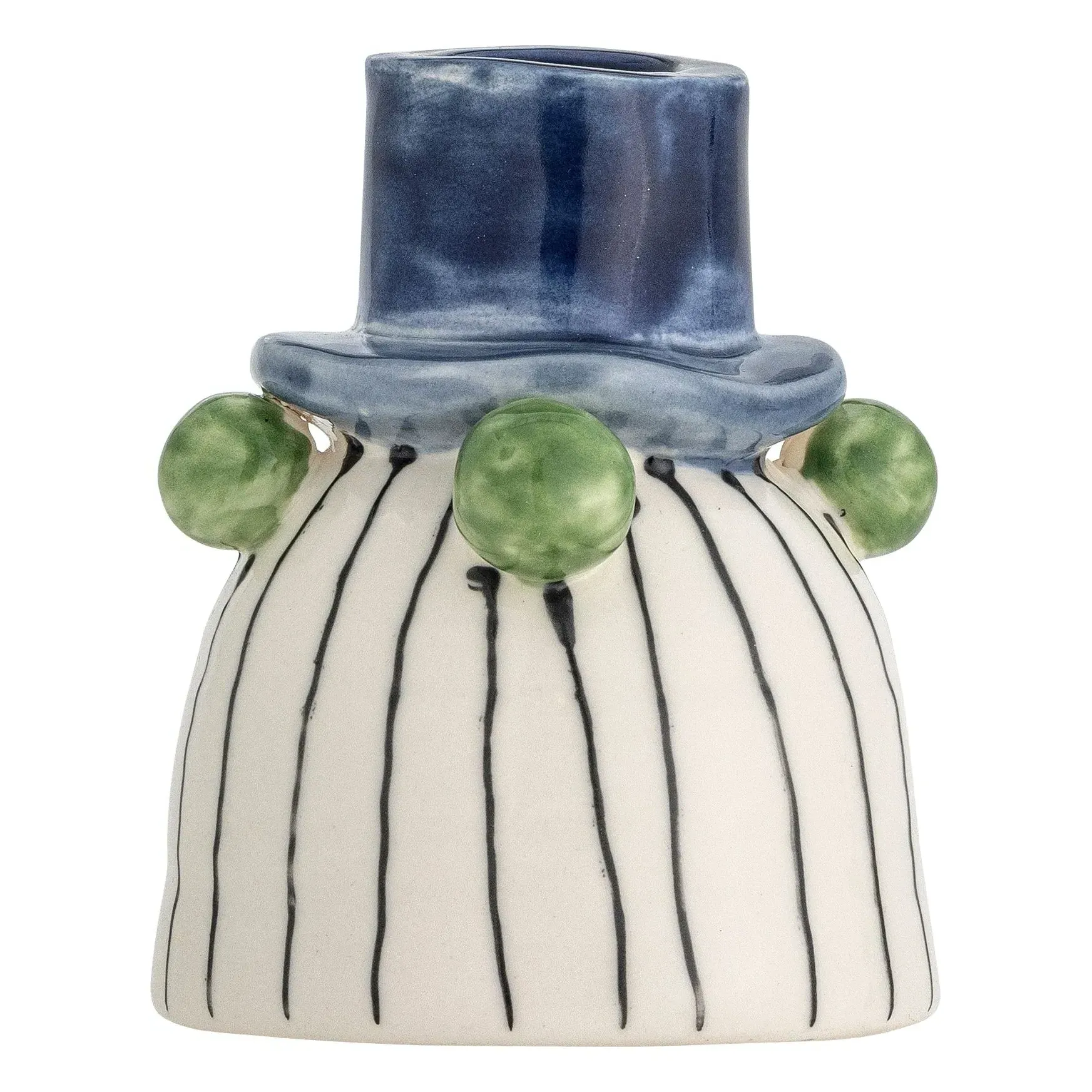 Tacana Candlestick - Blue, Stoneware product