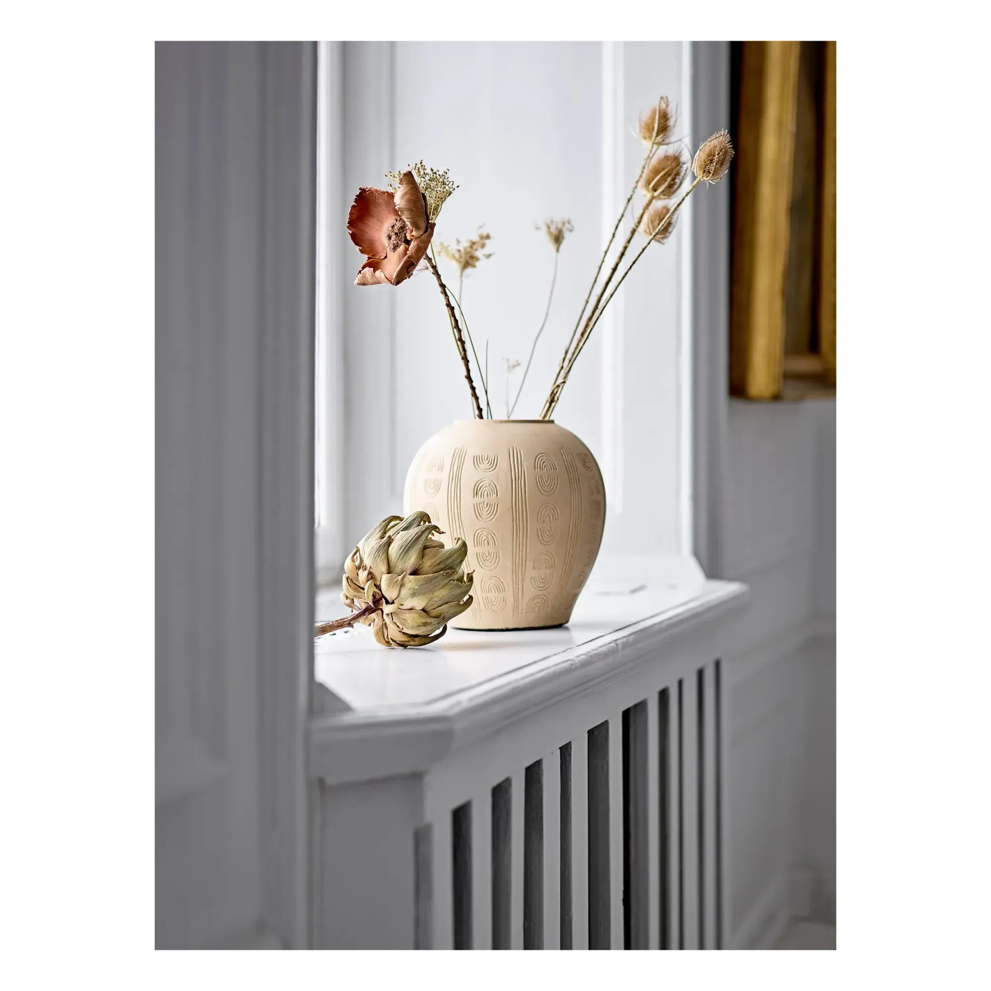 Taym Vase - Natural, Terracotta alternate view