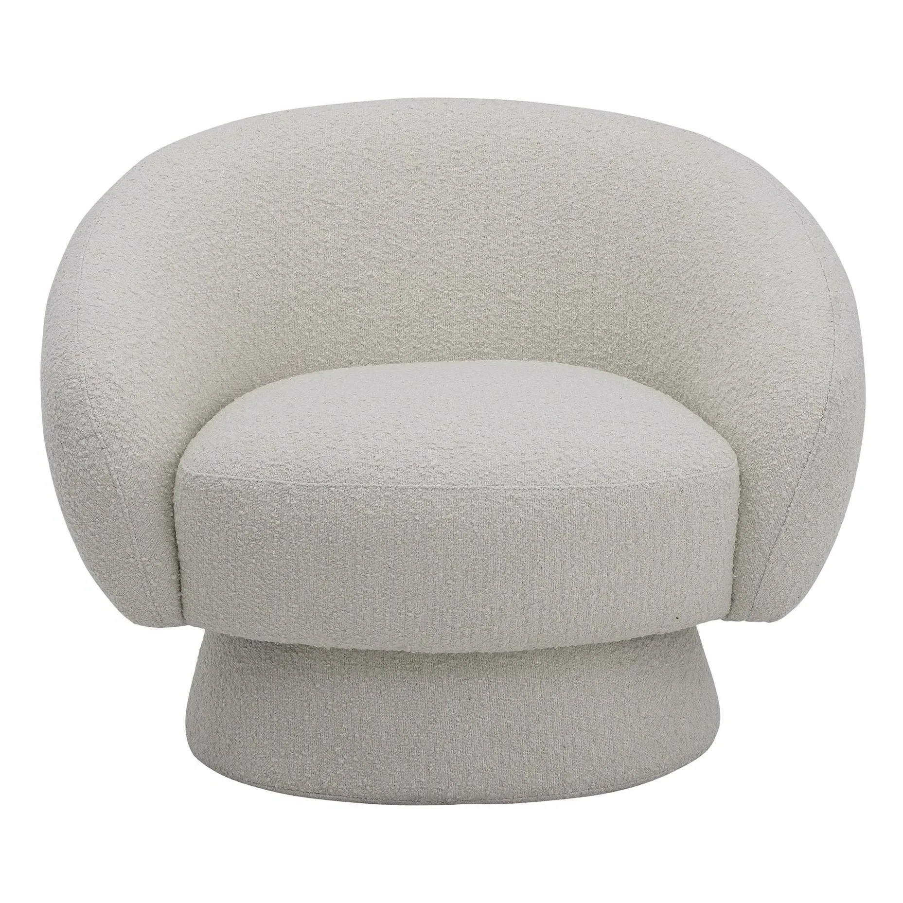 Ted Lounge Chair - White, Polyester product