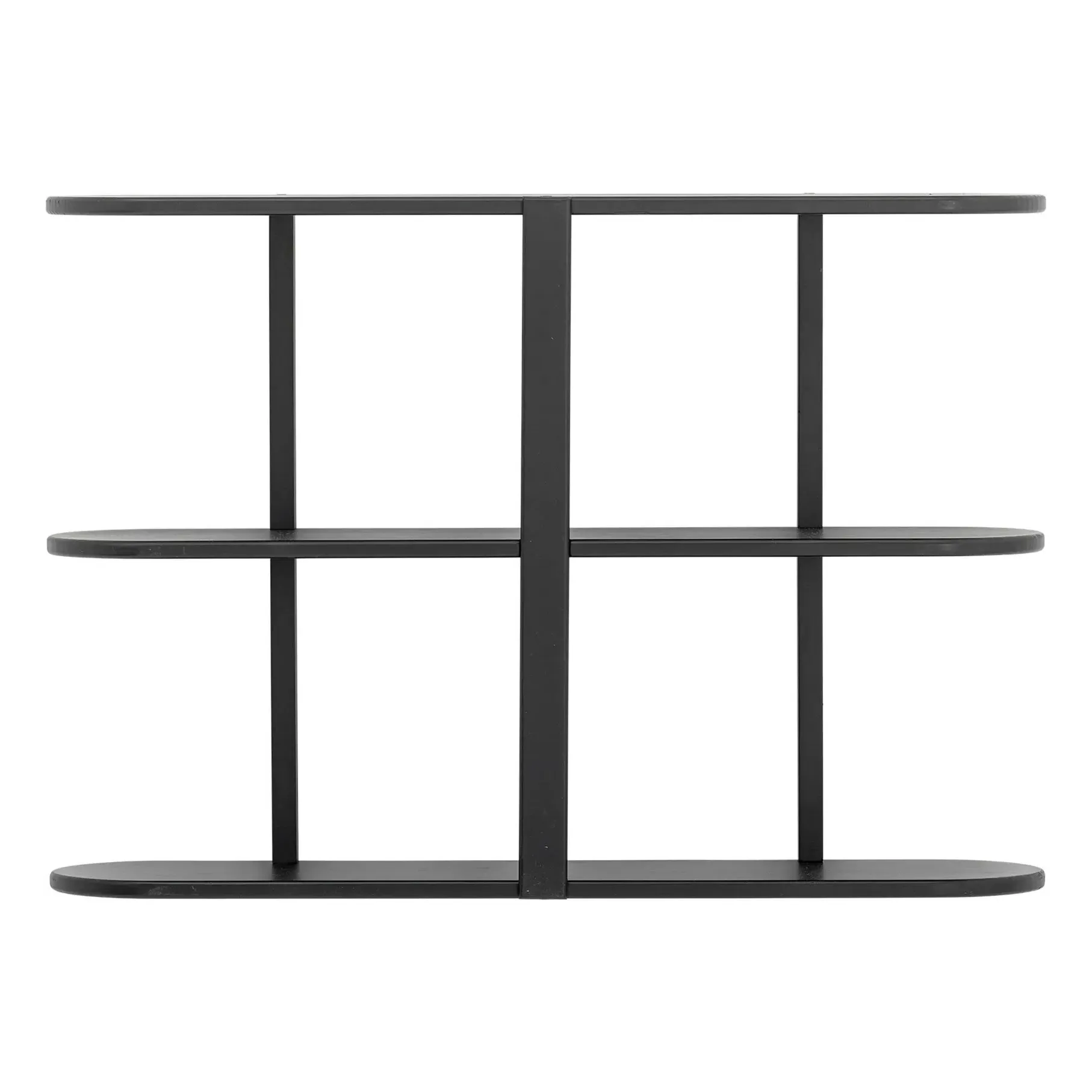 Vicente L80 Wall or Floor Shelf - Black, MDF product