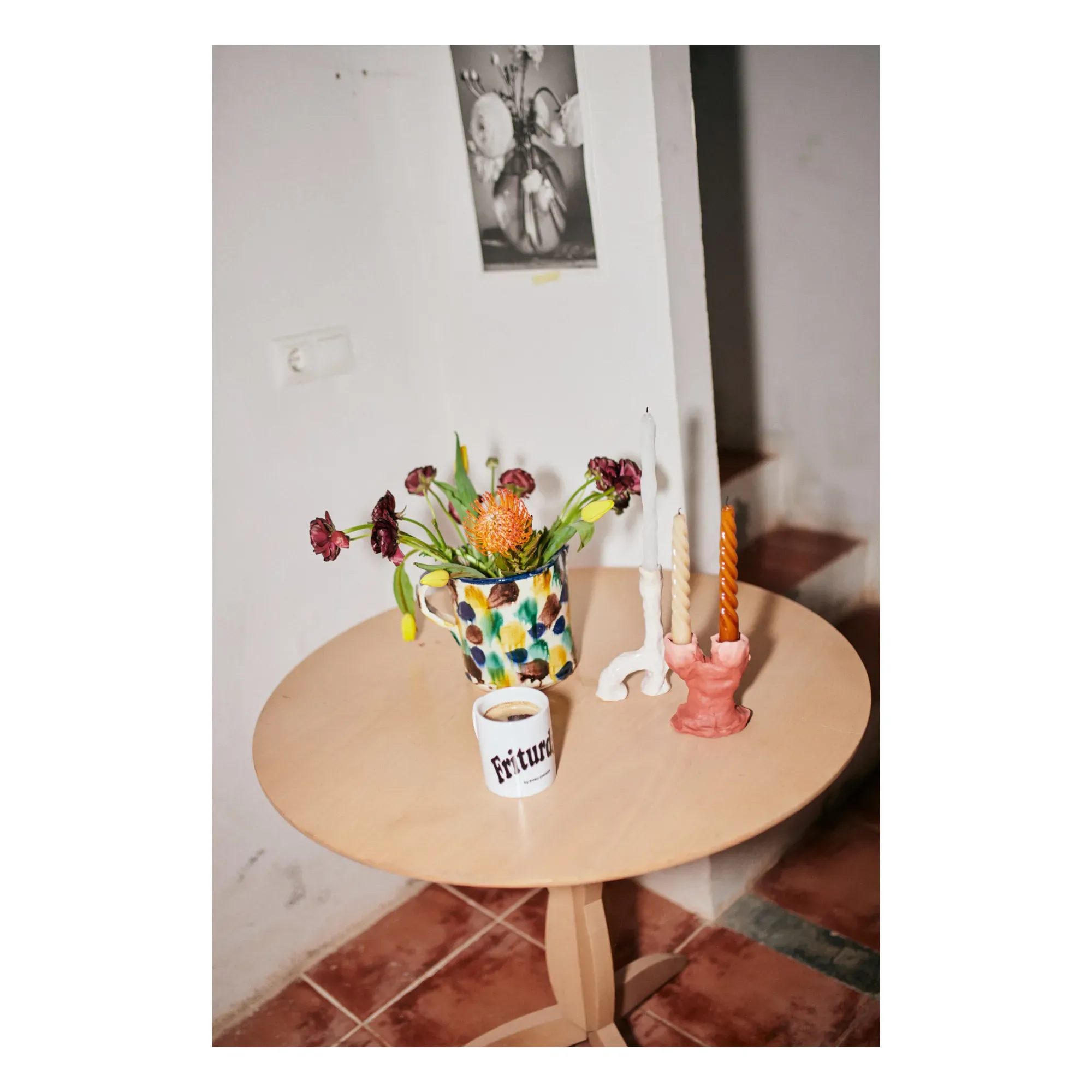Friturday Ceramic Cups Set of 2 - White alternate view
