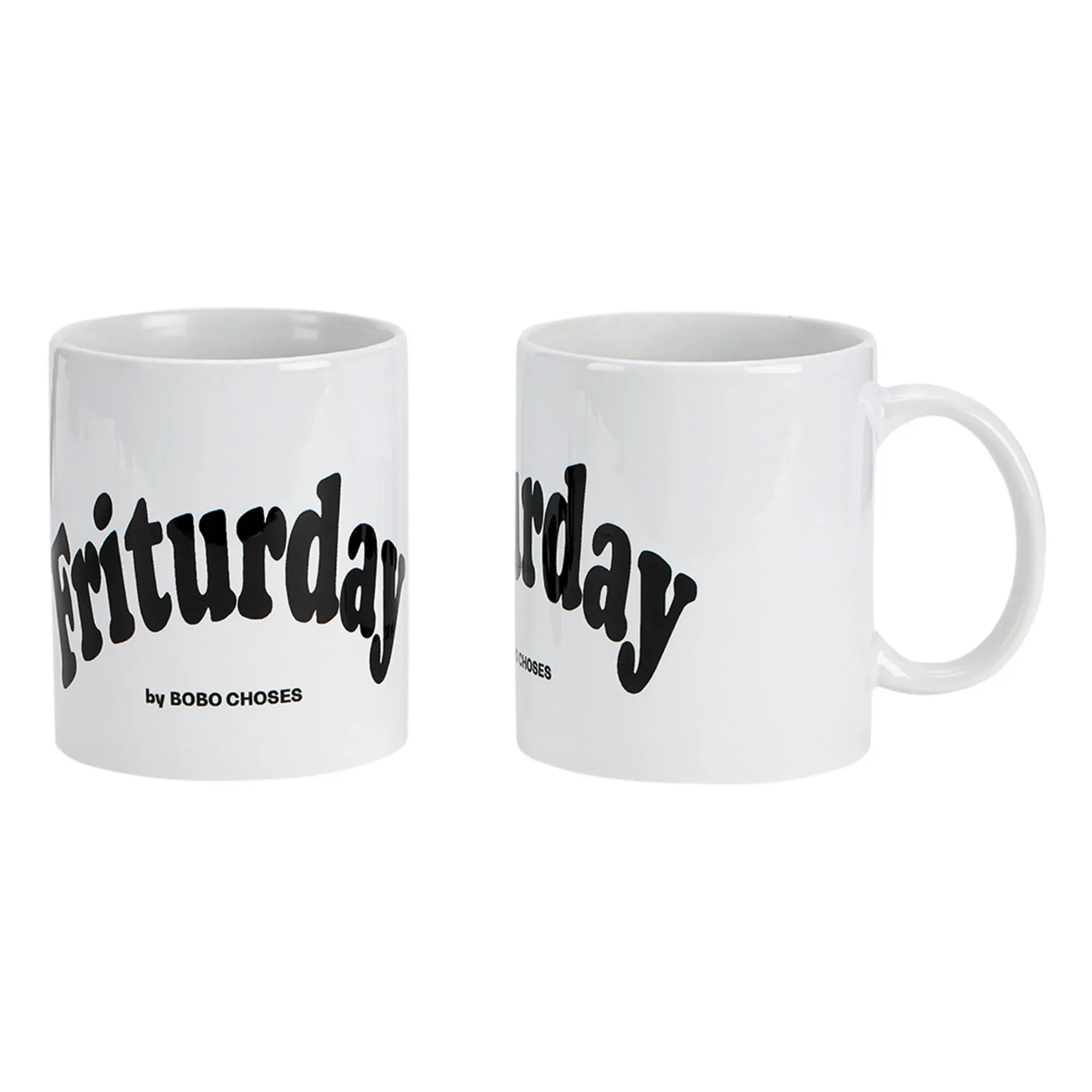 Friturday Ceramic Cups Set of 2 - White product