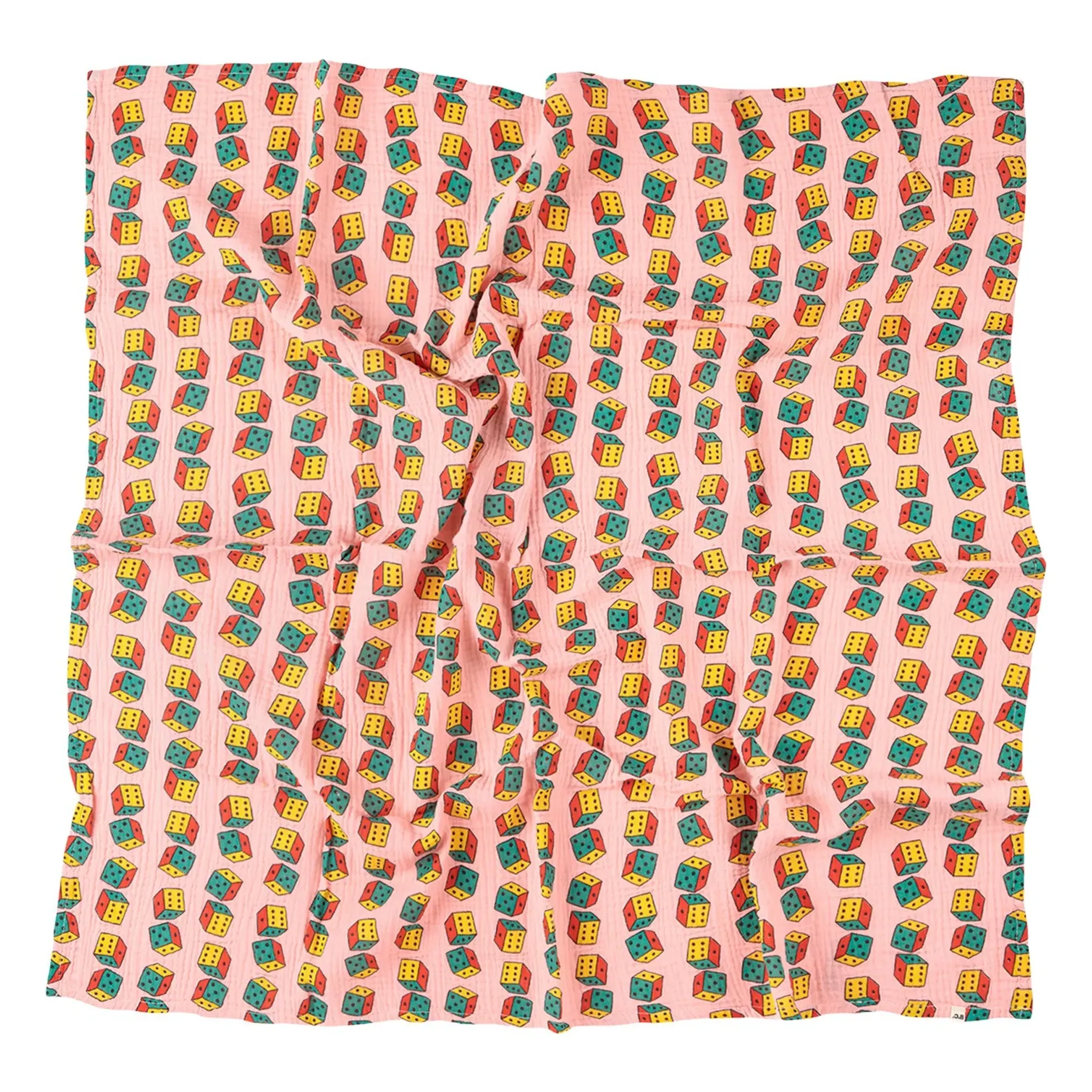 Organic Cotton Gauze Blanket - Pink alternate view