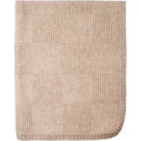 Eric Bompard Knitted Baby Blanket - Heather Beige, Cashmere alternate view