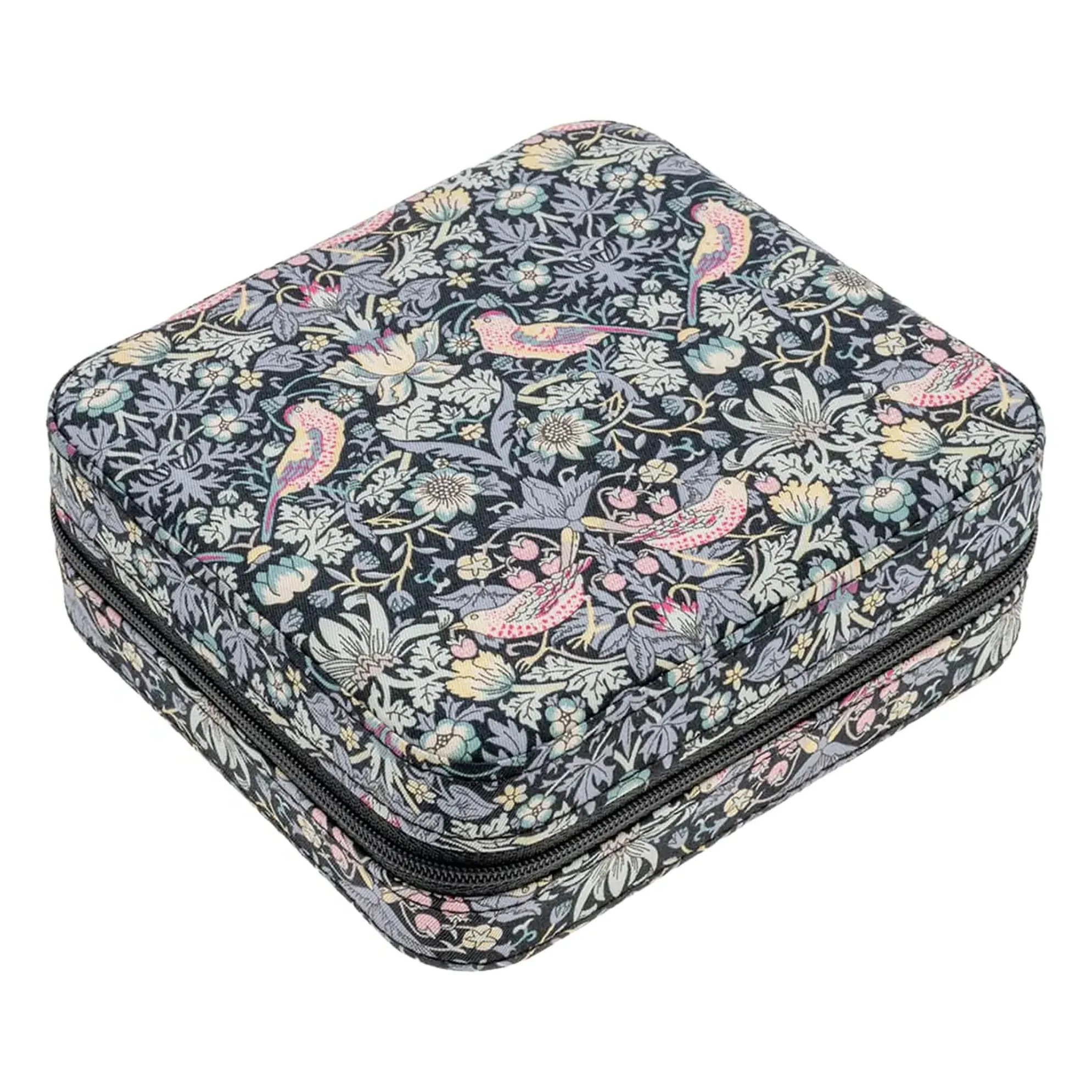 Liberty Strawberry Thief Square Jewelry Box - Black product