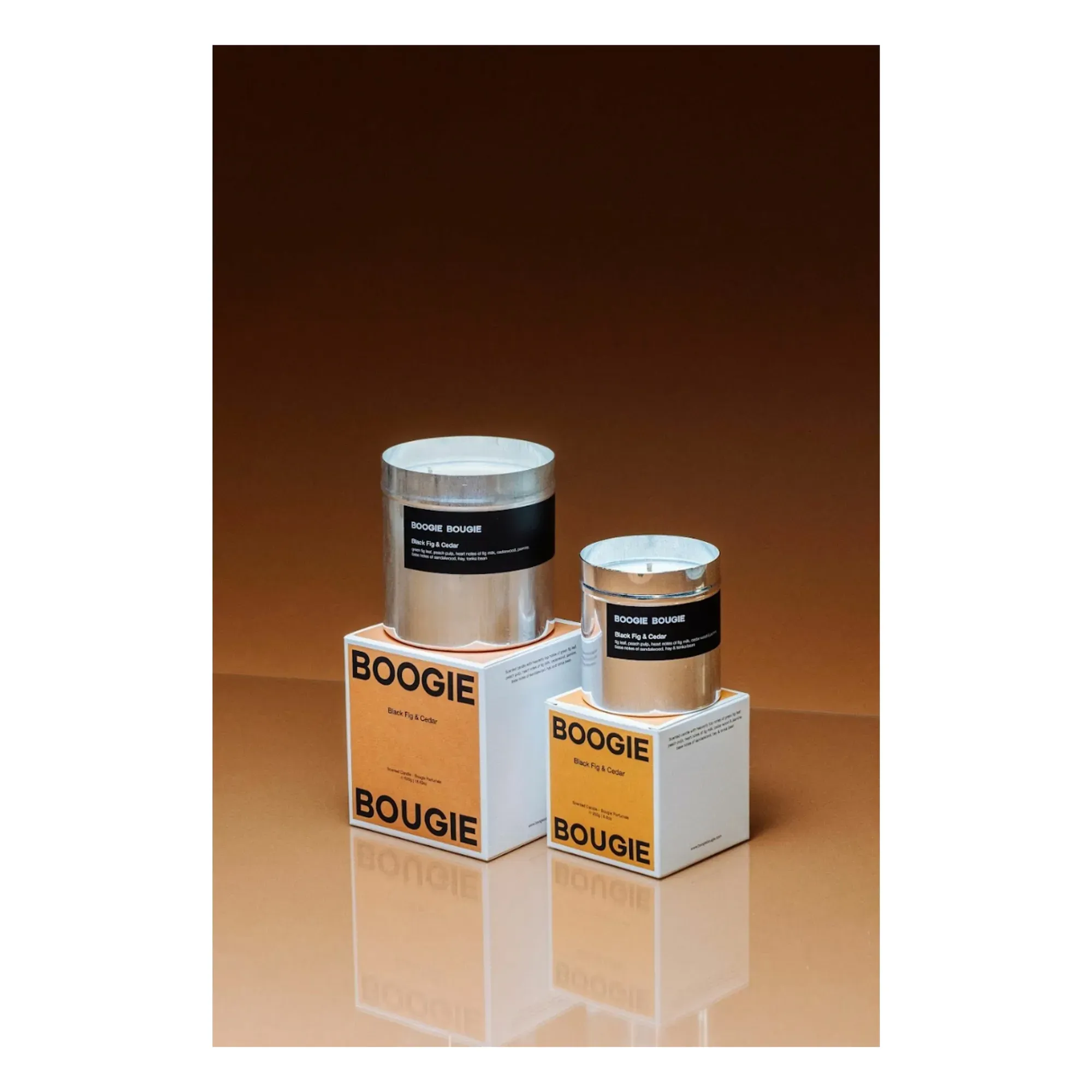 Boogie Bougie Black Fig & Cedar Candle - Soy Wax alternate view