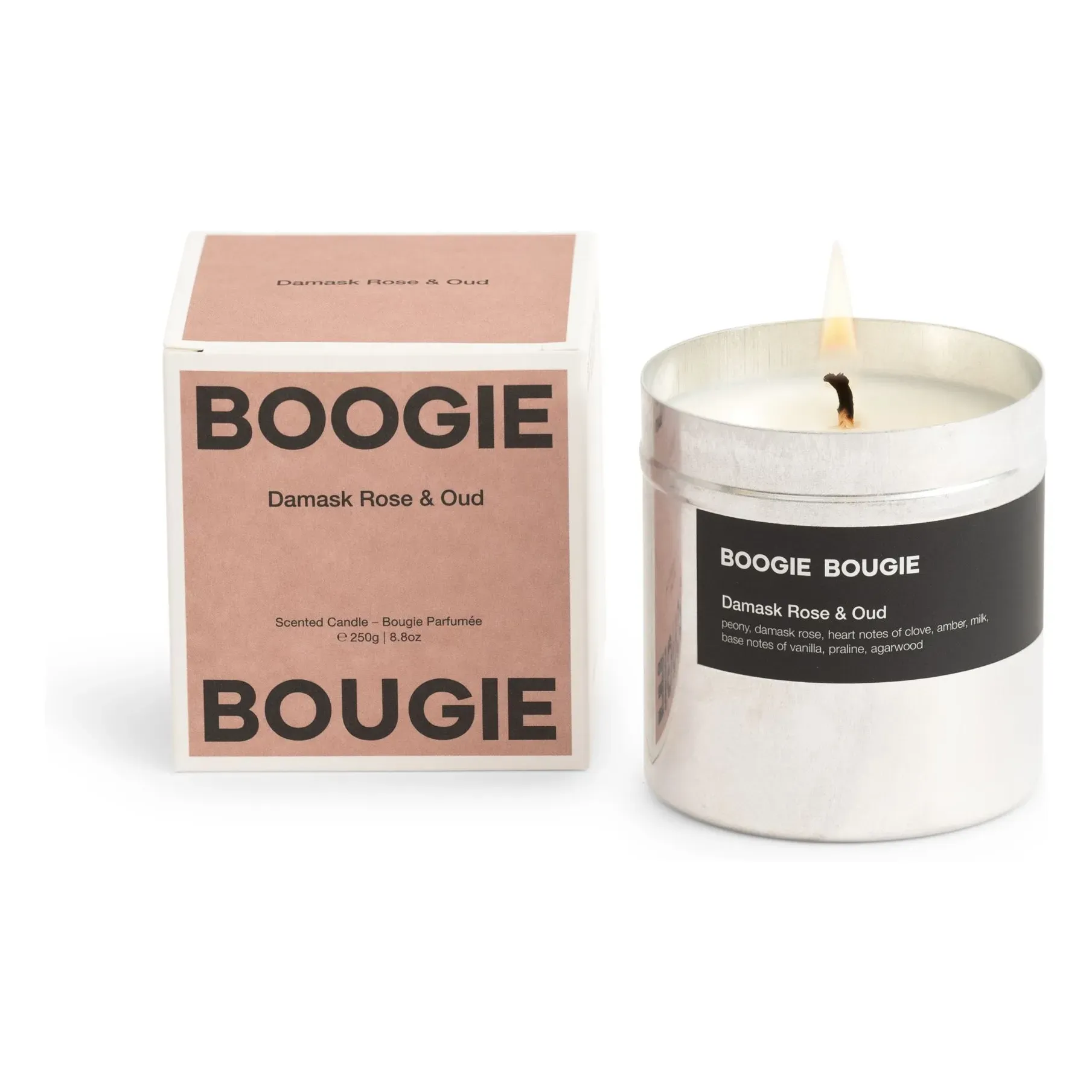 Damask Rose & Oud Scented Candle - Soy Wax product