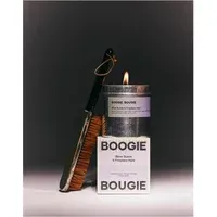 Silver Suede & Fireplace Haze Scented Candle - Soy Wax alternate view