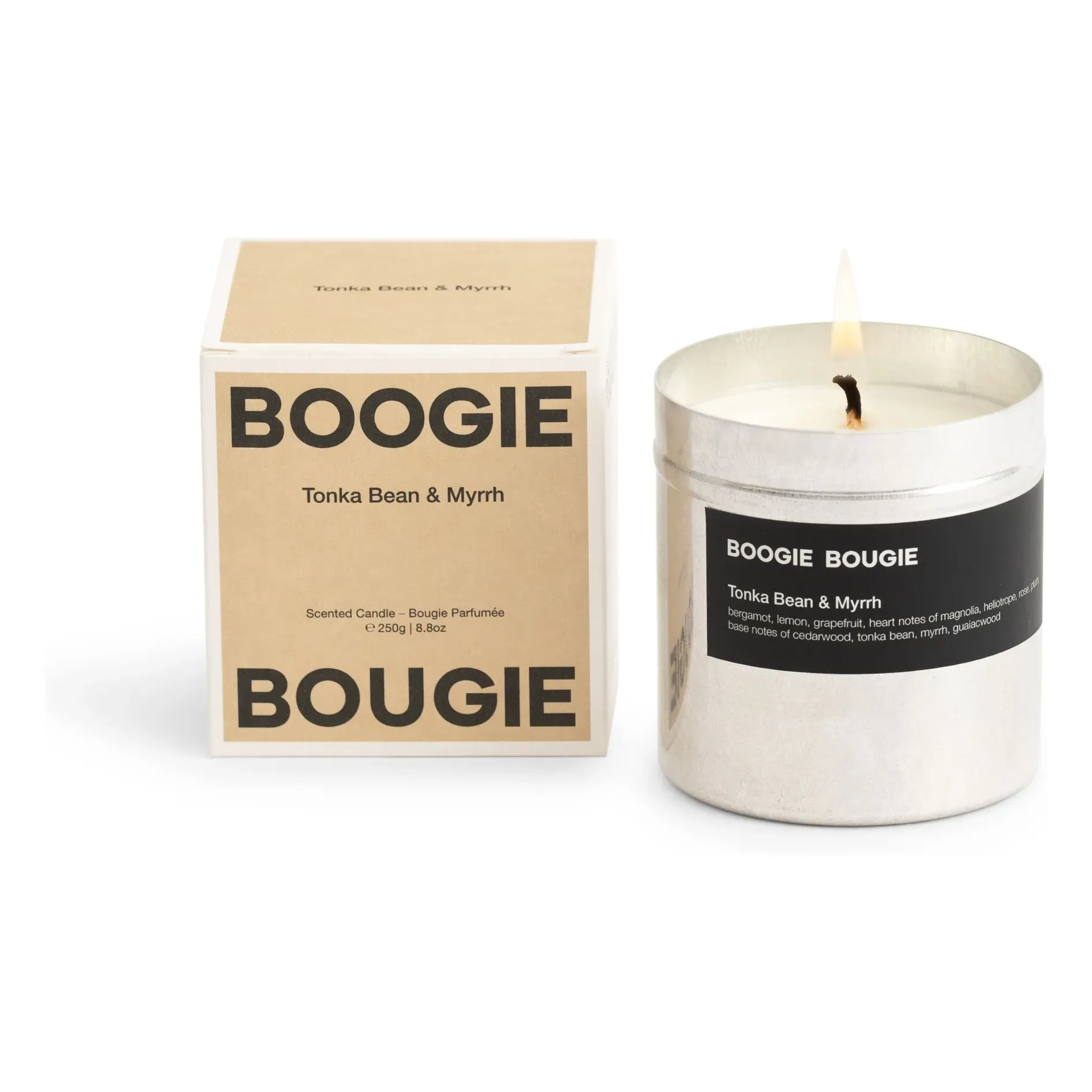 Tonka Bean & Myrrh Scented Candle - Soy Wax product
