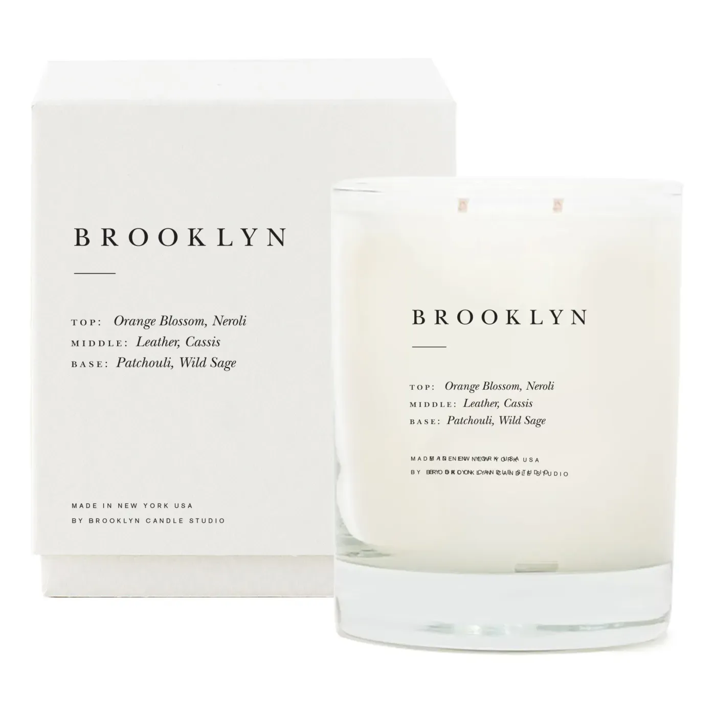 Escapist Brooklyn Candle 370g - White, Soy Wax product