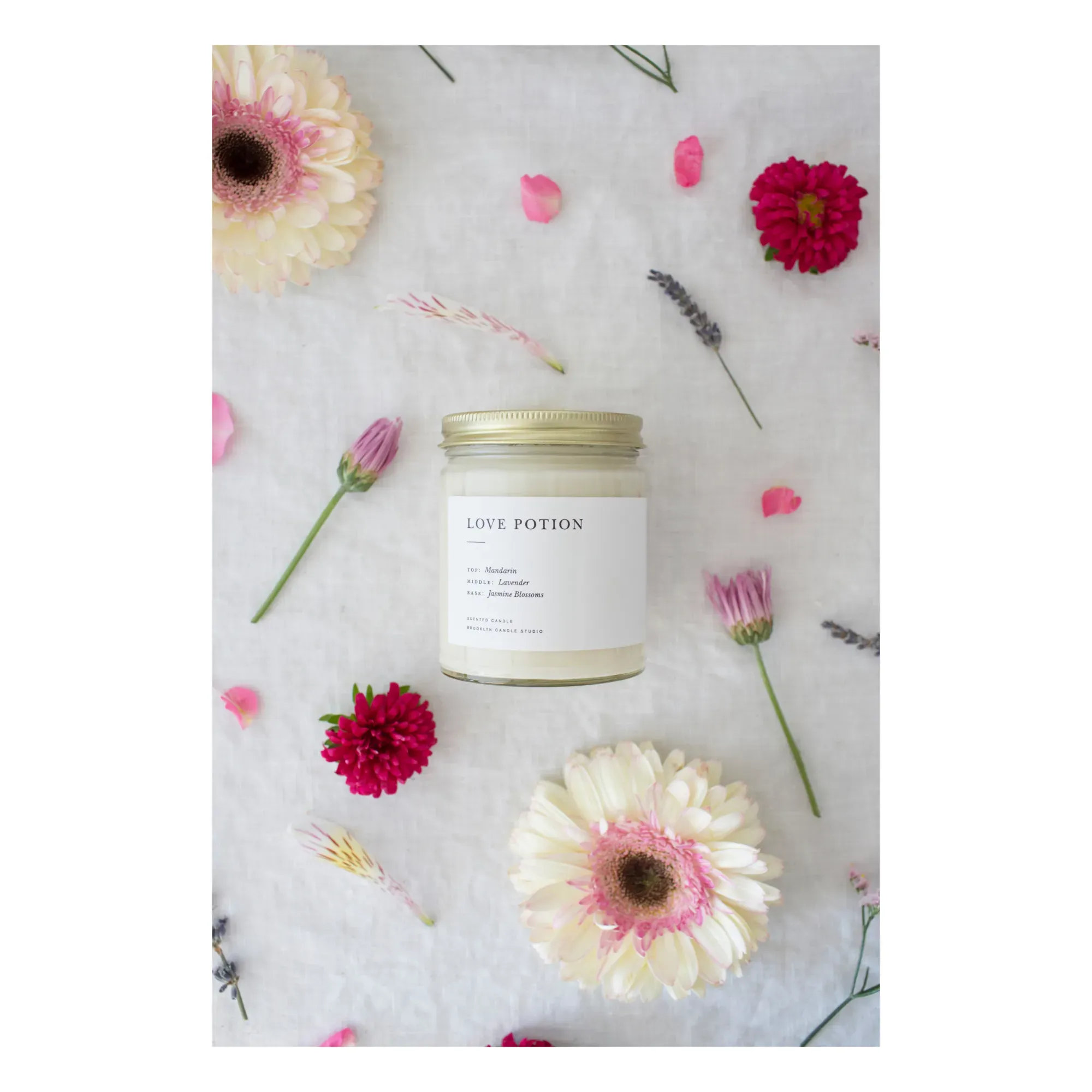Love Potion Candle 212g - White, Soy Wax alternate view