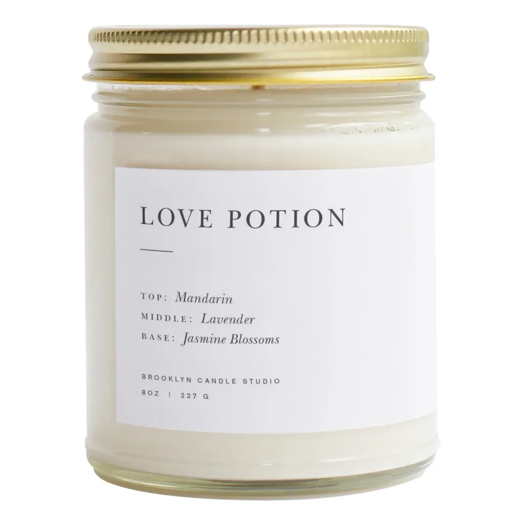 Love Potion Candle 212g - White, Soy Wax product