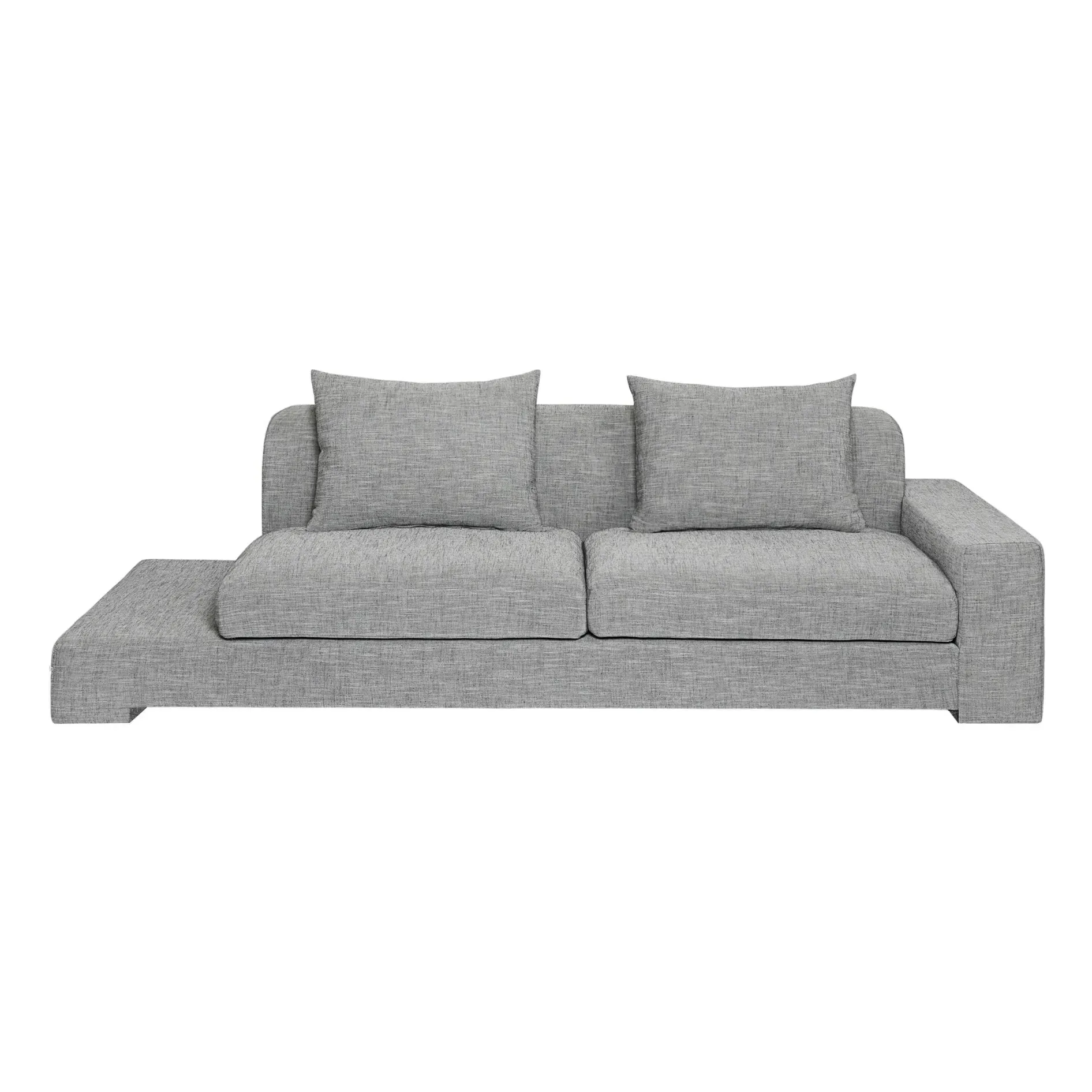 Bay 3-Seater Sofa - Grey, Cotton-Wool Blend product