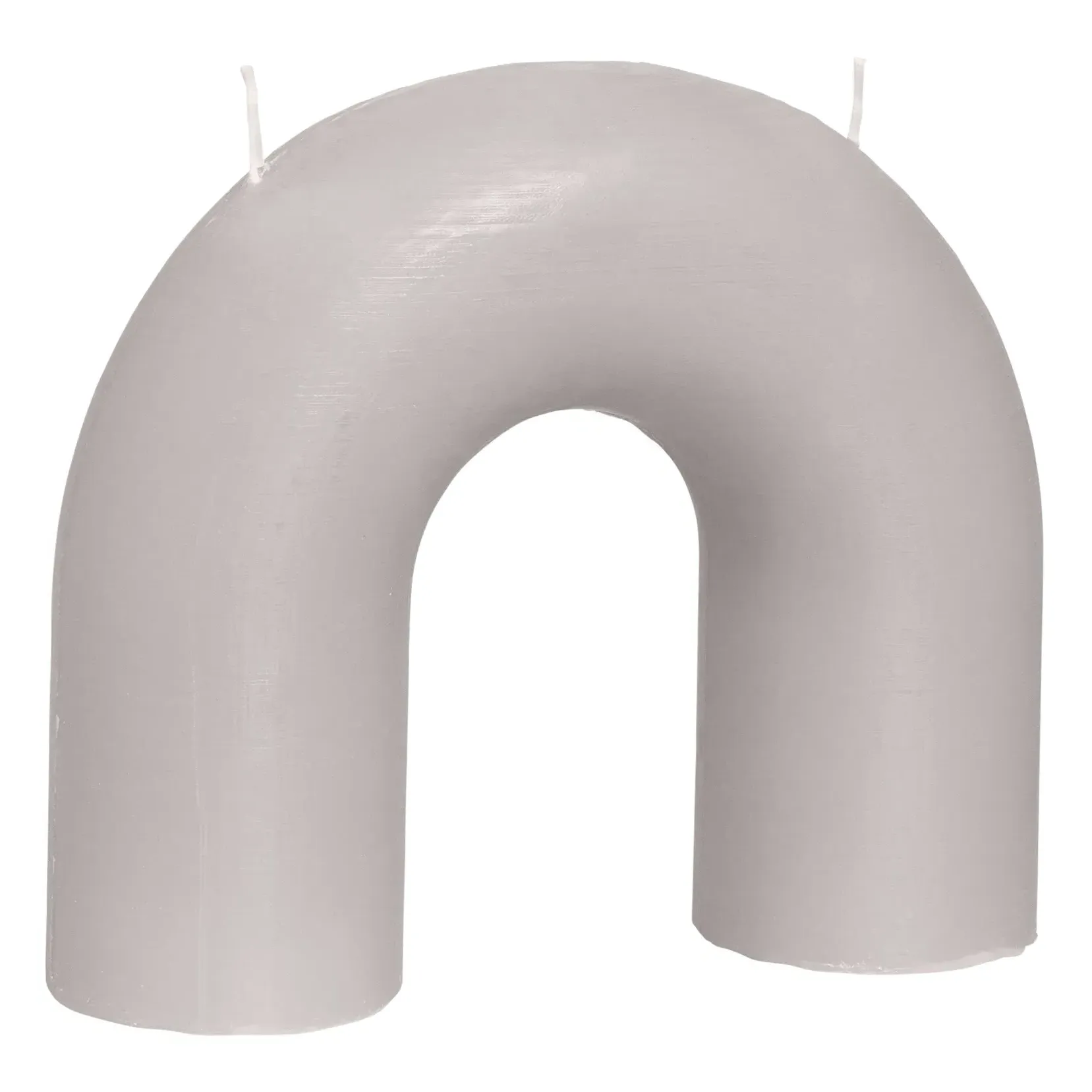 Bend Geometric Decorative Candle - Cloud Grey, Paraffin Wax product