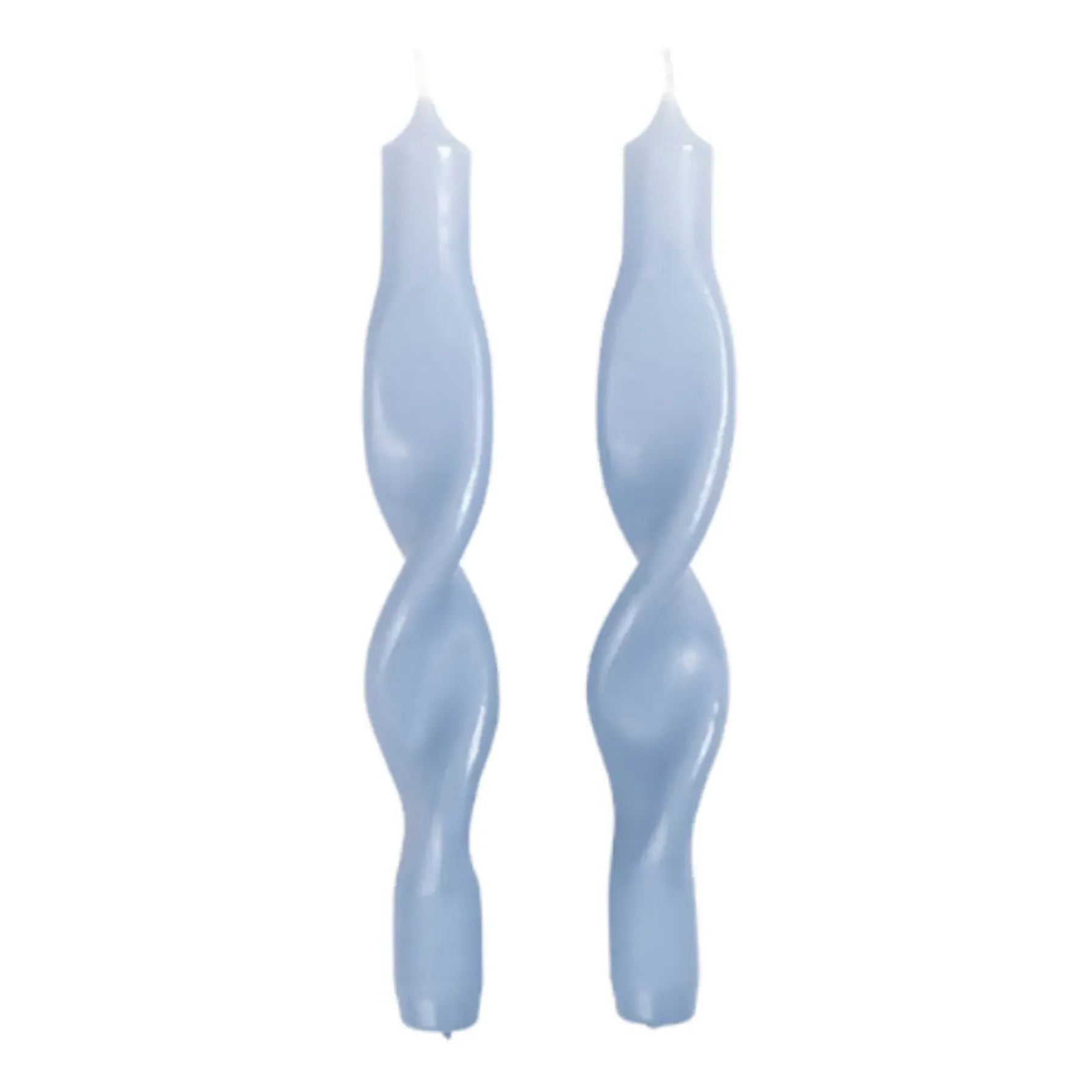 Broste Copenhagen Twist Candles Set of 2 - Light Blue product