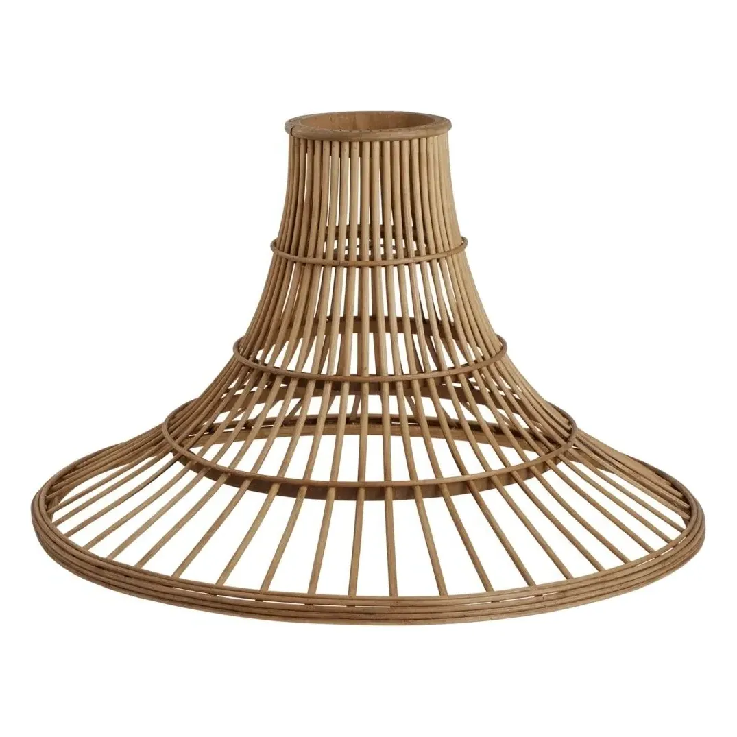 Ciba Round Hanging Lamp - Natural, Bamboo product
