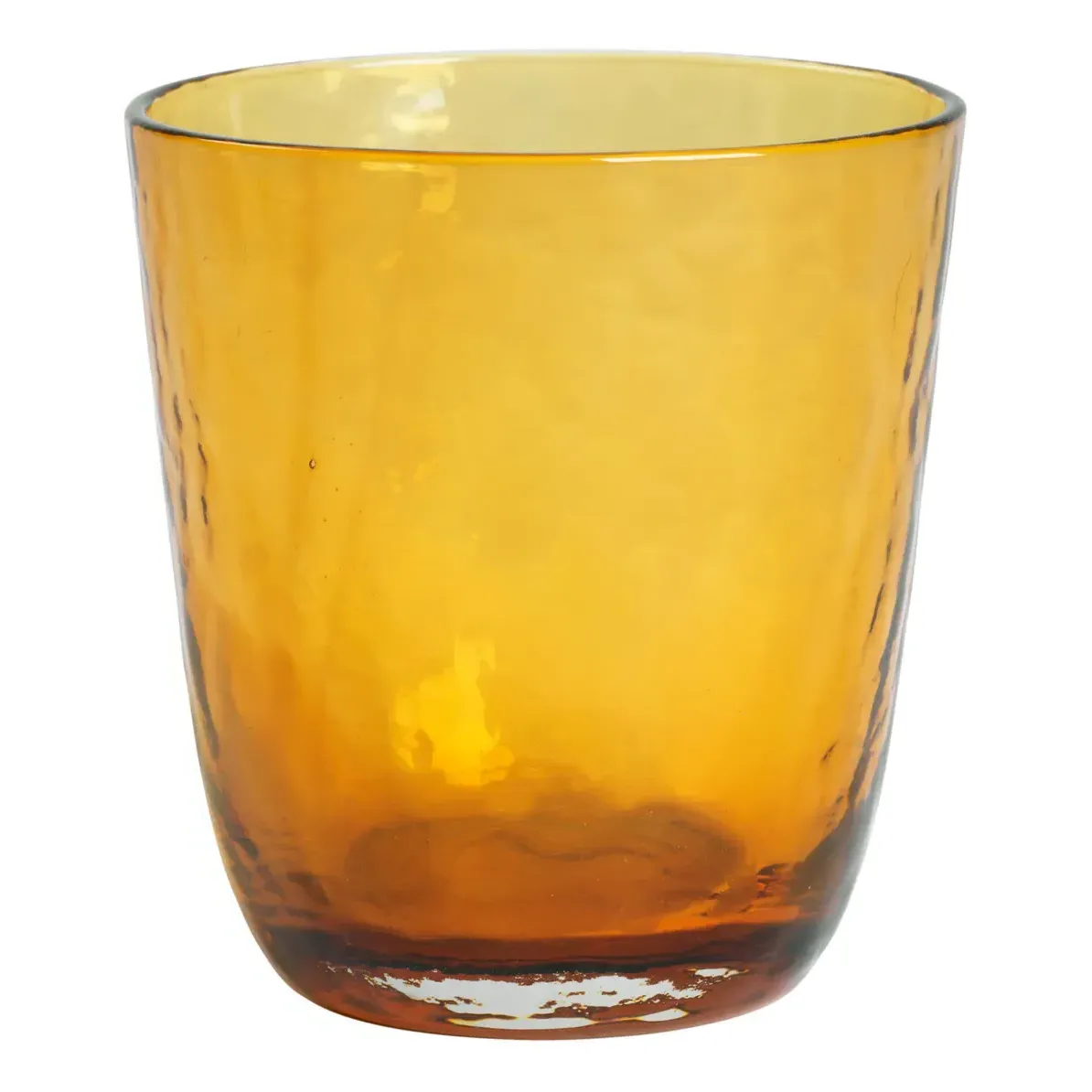 Drinking Glass - Amber, Mouth Blown Glass product