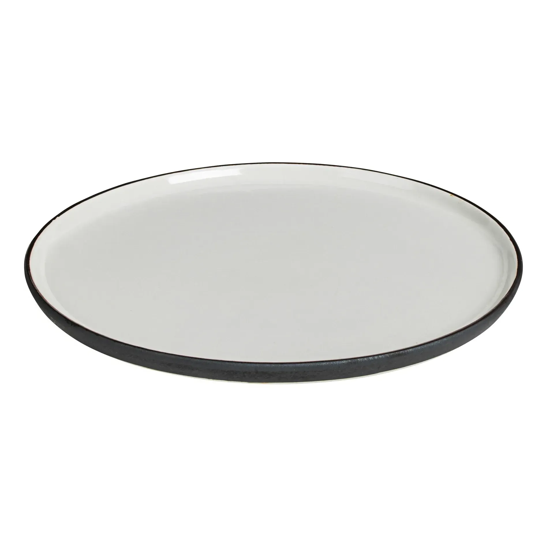 Esrum Stoneware Plate - Ivory product