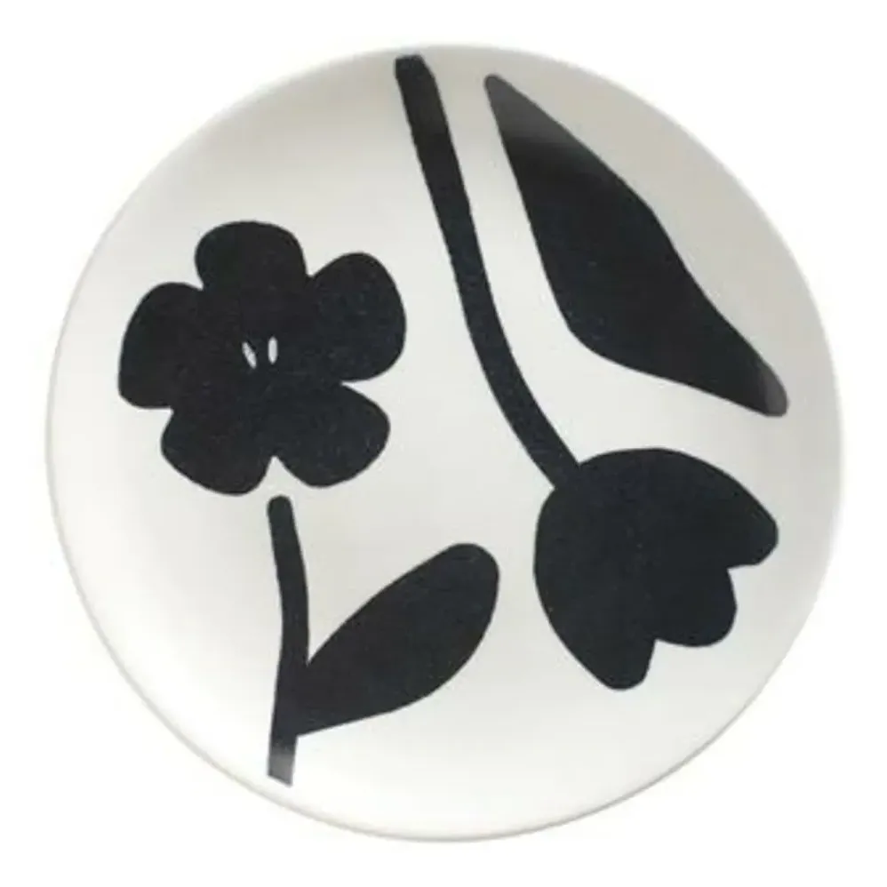 Flora Stoneware Plate - Black product