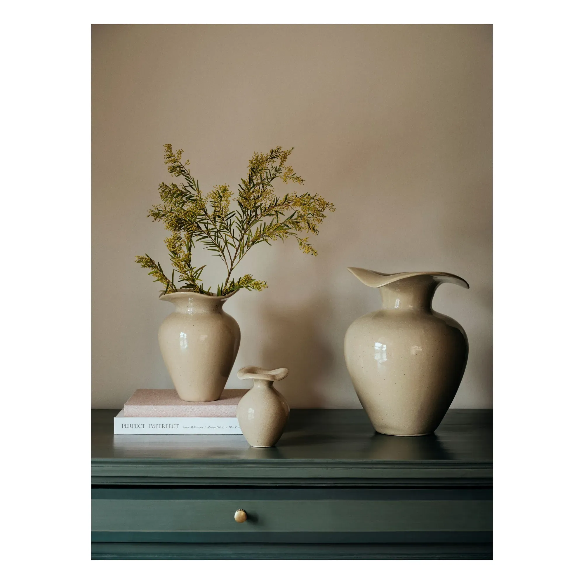 Florentina Vase - Beige, Stoneware alternate view