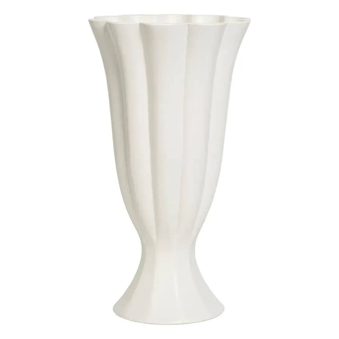 Heli Vase - Cream, Stoneware product